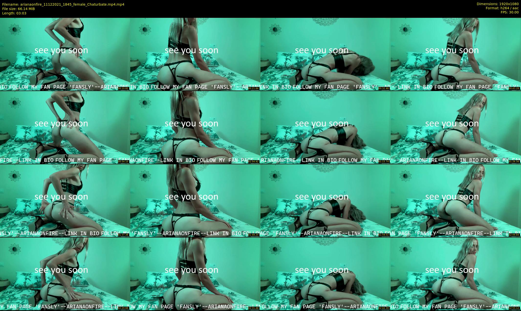 arianaonfire — 4 minute Chaturbate couple cam show recording, 1080p, Dec 11, 2021