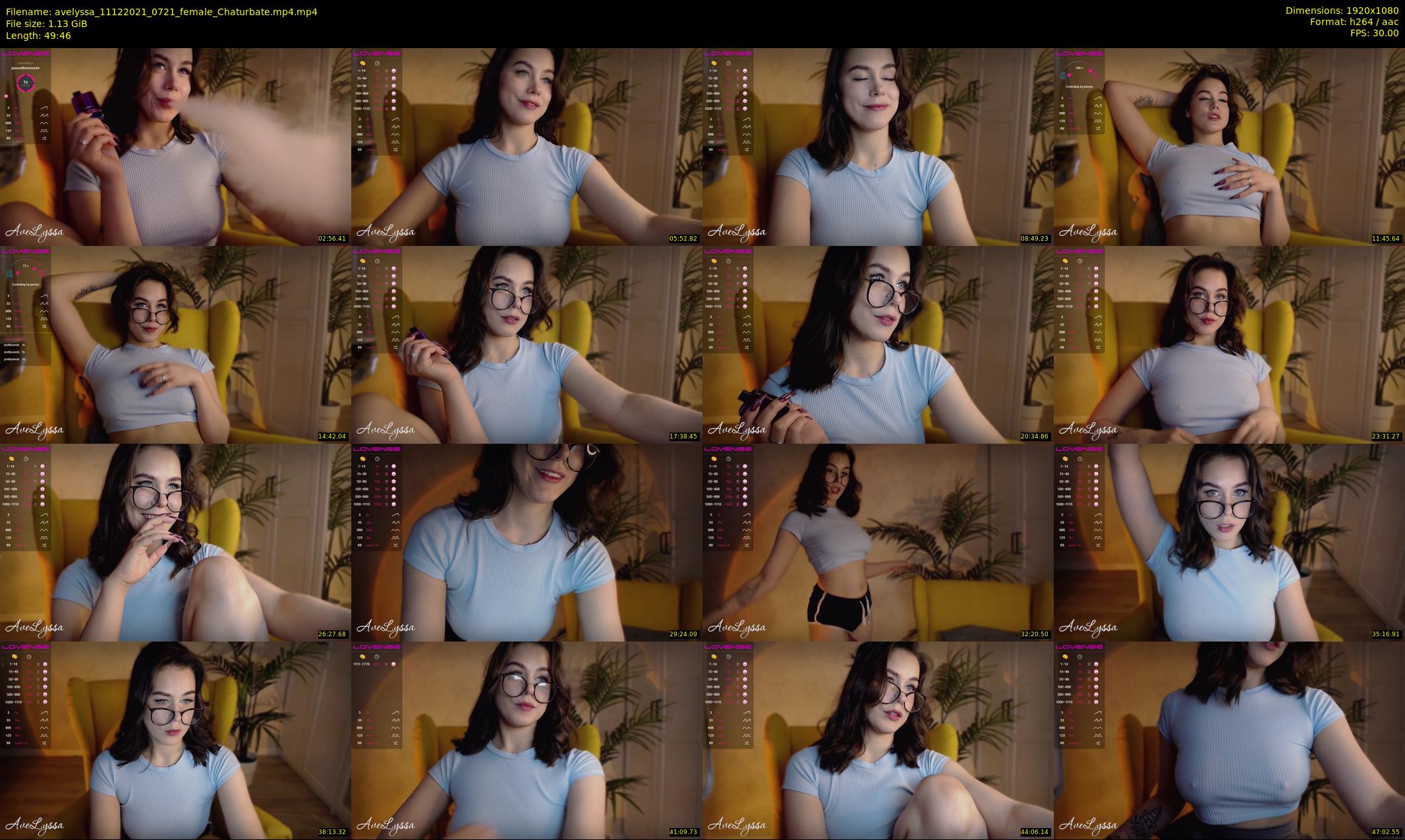 avelyssa — 50 minute Chaturbate female cam show recording, 1080p, Dec 11, 2021