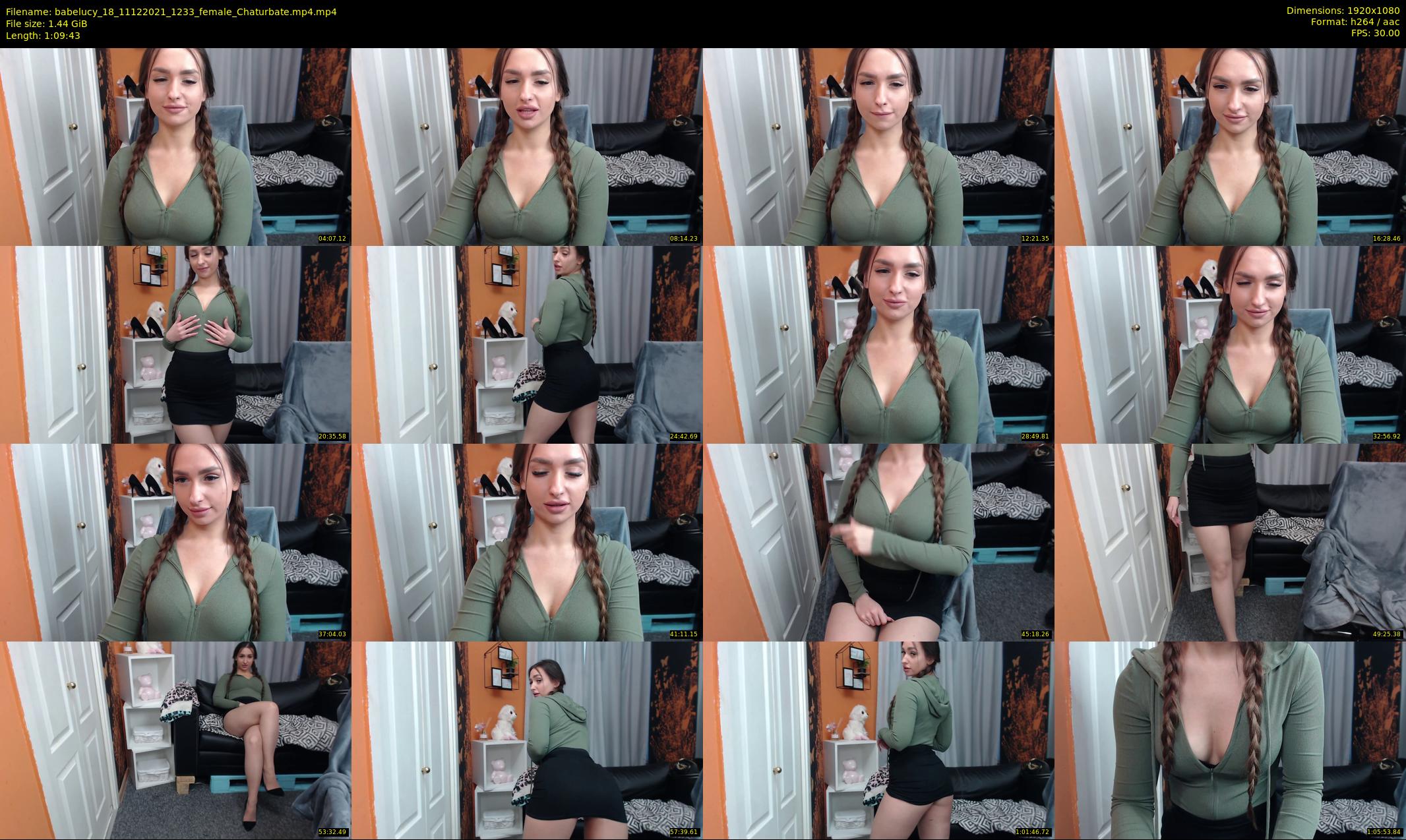 babelucy_18 — 70 minute Chaturbate female cam show recording, 1080p, Dec 11, 2021
