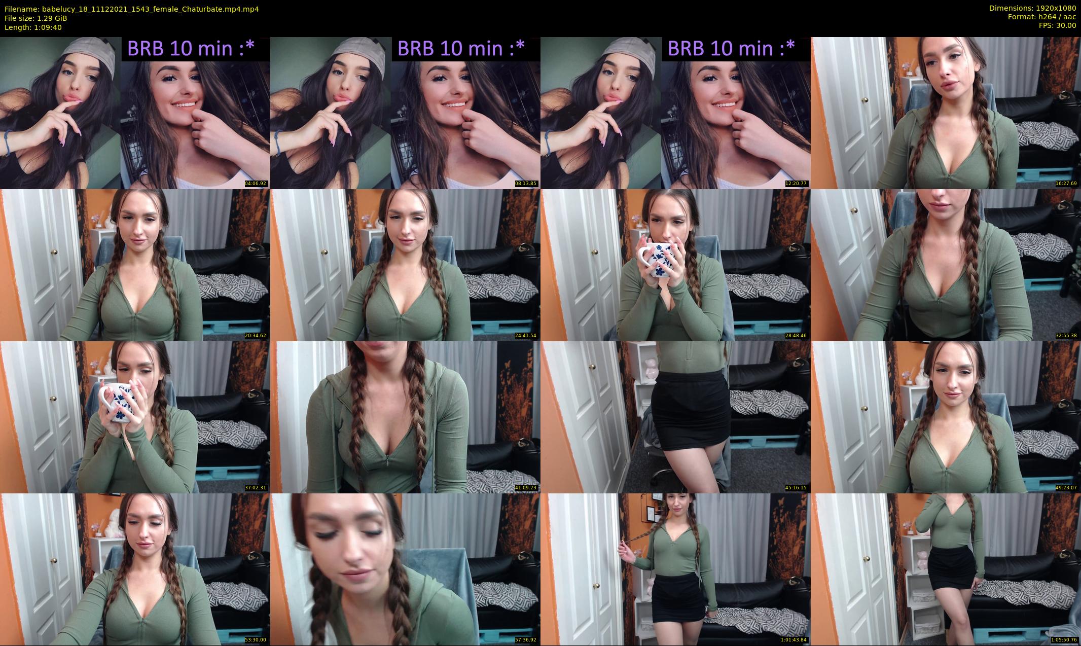 babelucy_18 — 70 minute Chaturbate female cam show recording, 1080p, Dec 11, 2021