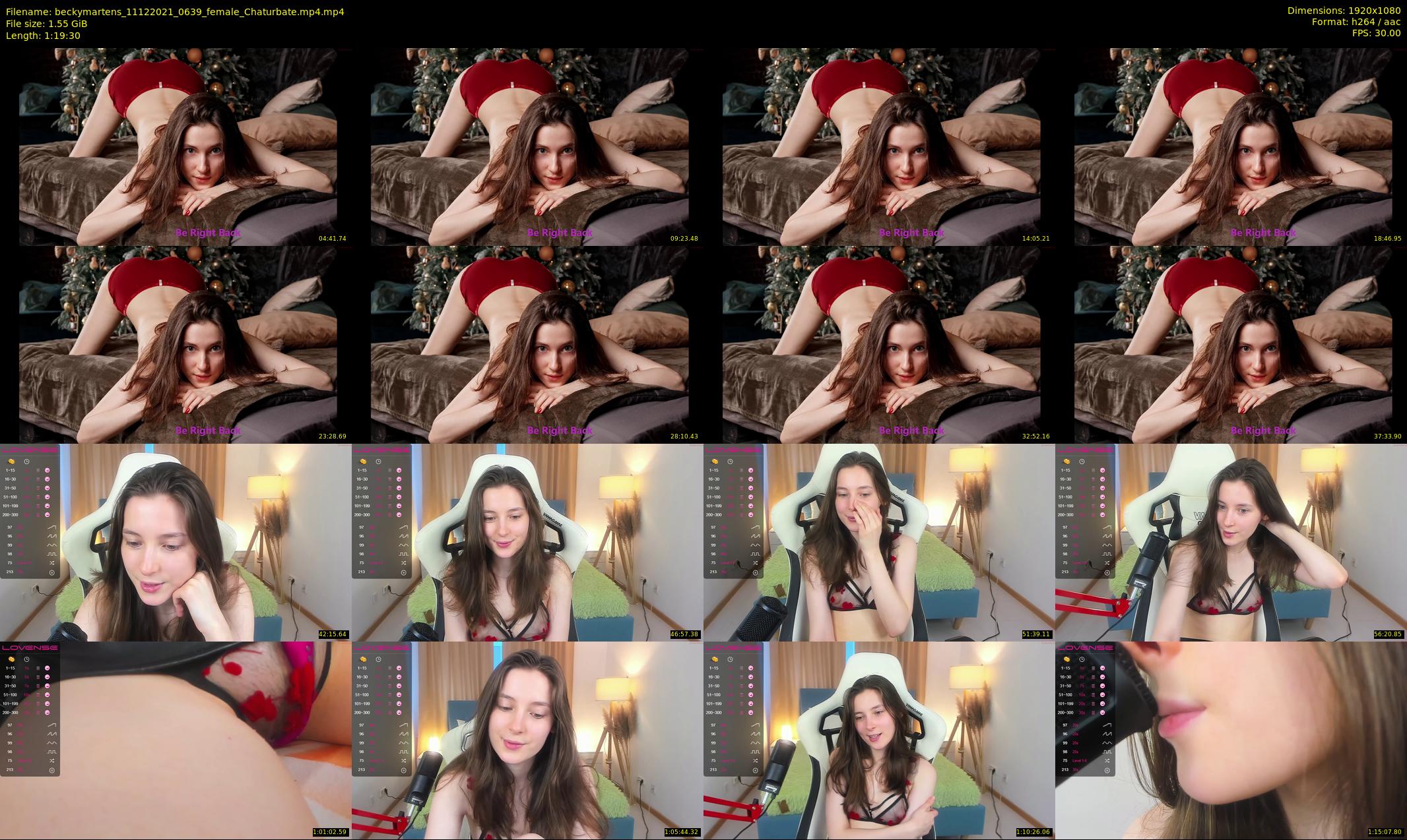beckymartens — 80 minute Chaturbate female cam show recording, 1080p, Dec 11, 2021
