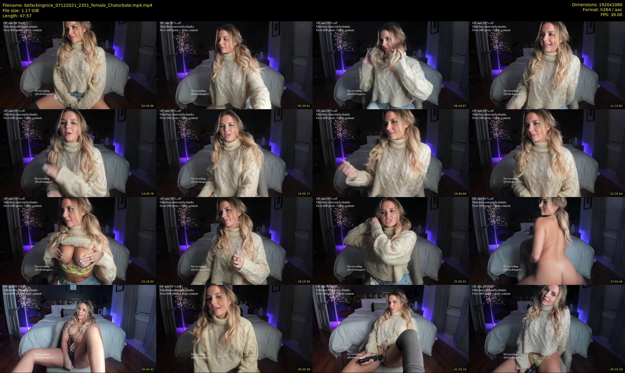 befxckingnice — 48 minute Chaturbate female cam show recording, 1080p, Dec 7, 2021