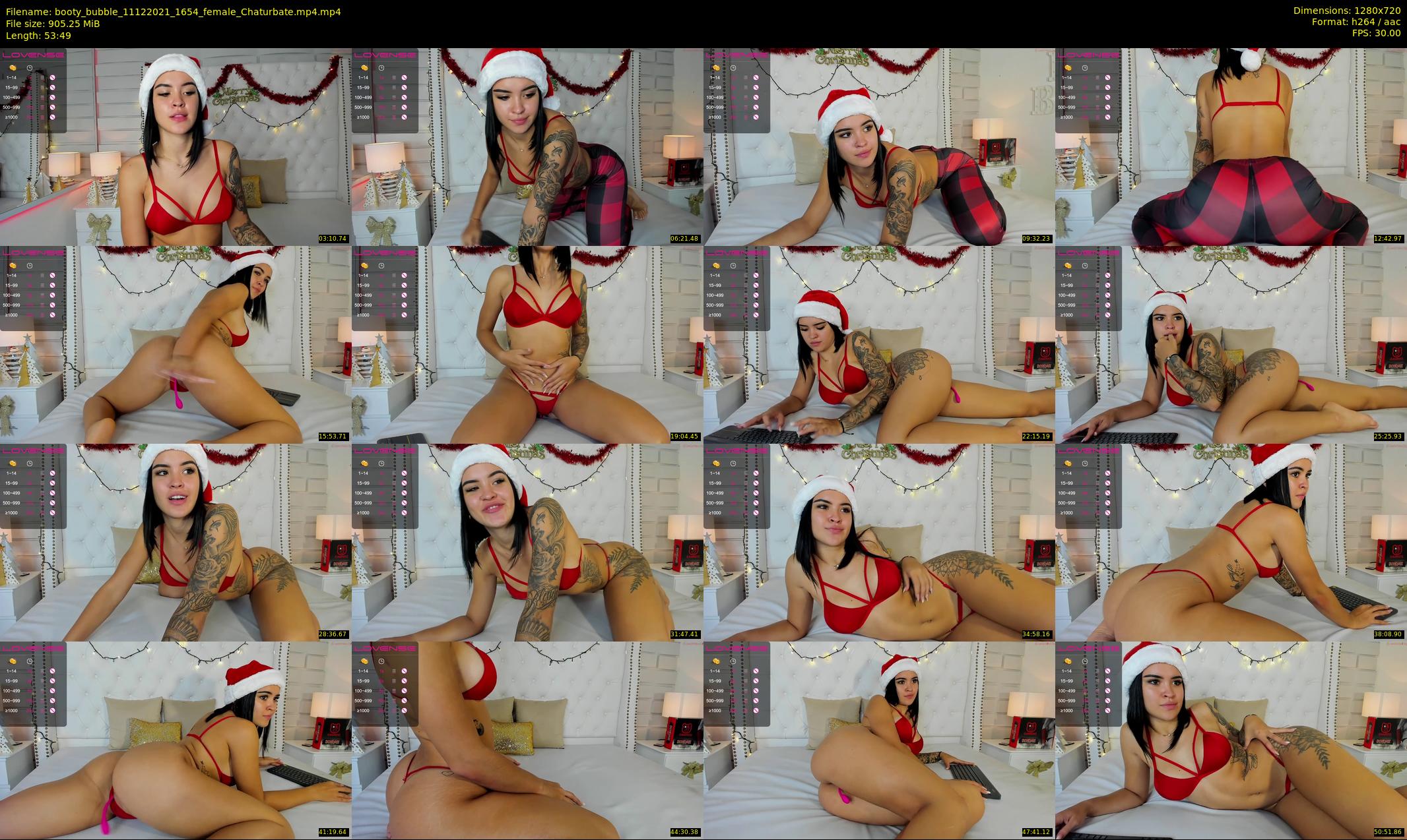 booty_bubble — 54 minute Chaturbate female cam show recording, 720p, Dec 11, 2021