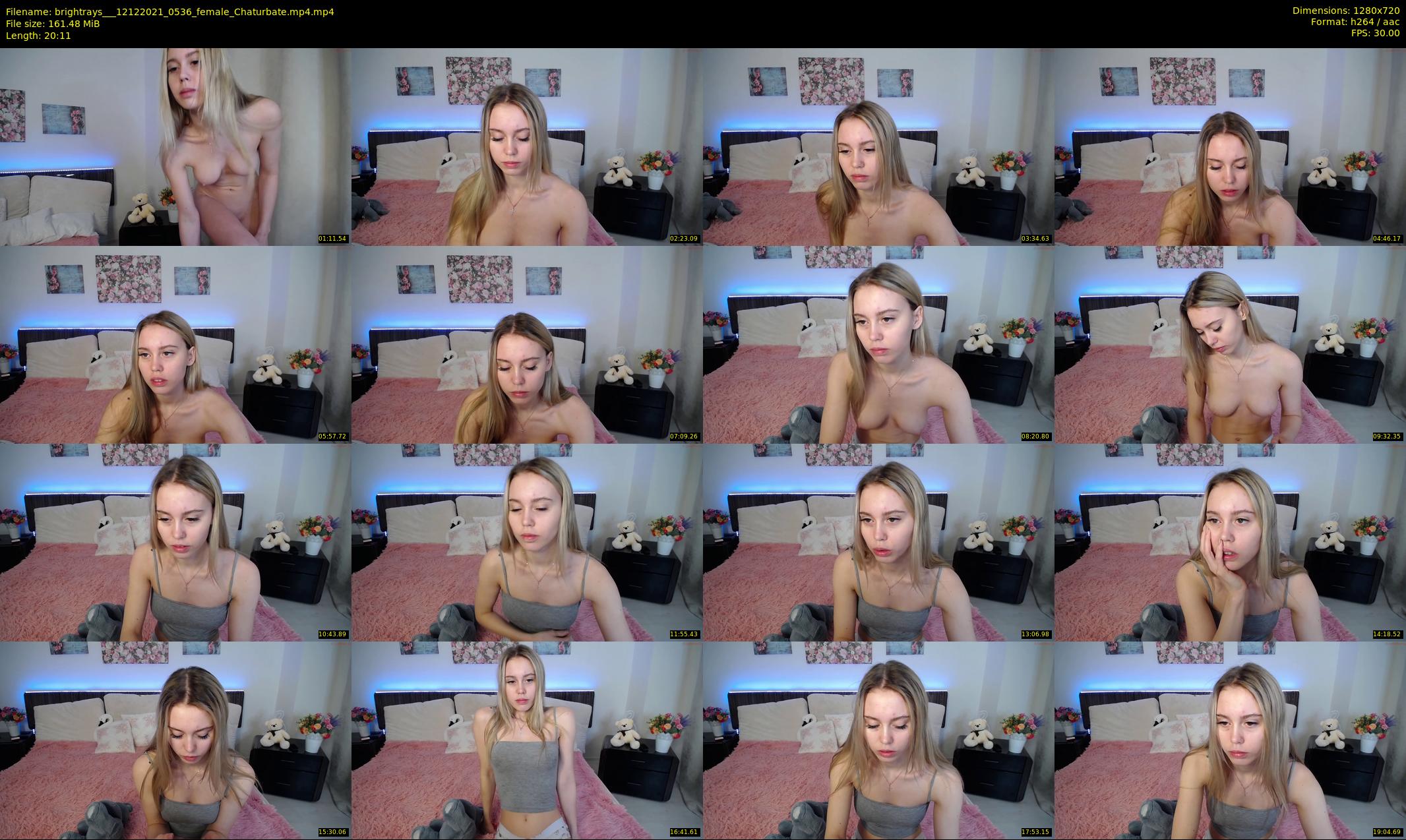 brightrays__ — 21 minute Chaturbate female cam show recording, 720p, Dec 12, 2021