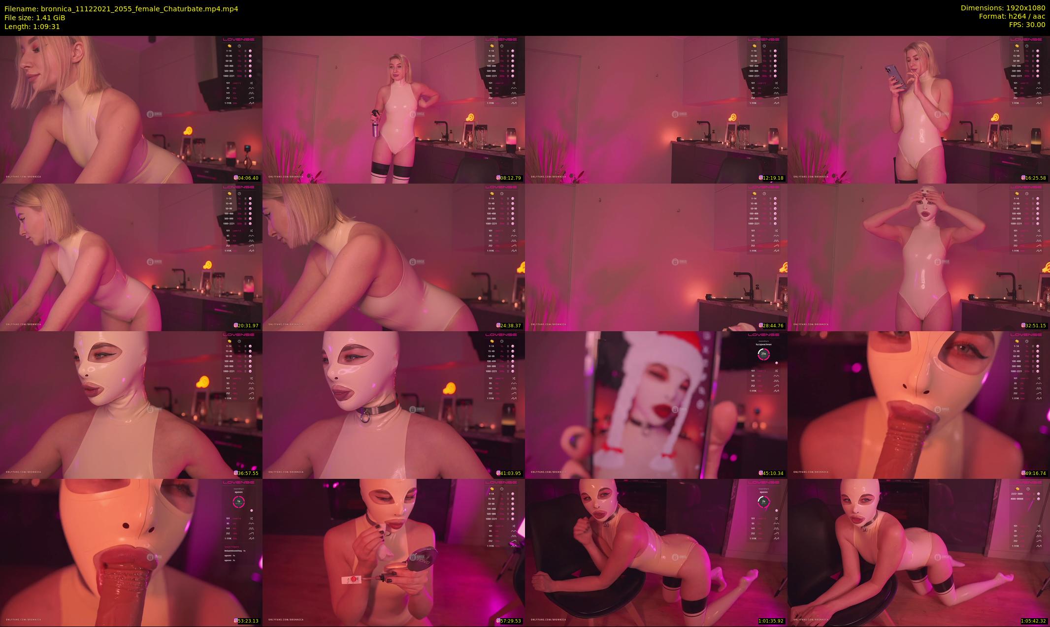 bronnica — 70 minute Chaturbate female cam show recording, 1080p, Dec 11, 2021
