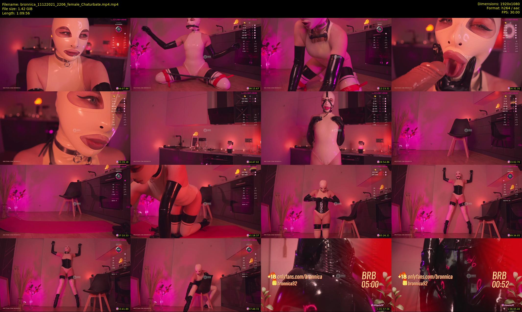 bronnica — 70 minute Chaturbate female cam show recording, 1080p, Dec 11, 2021