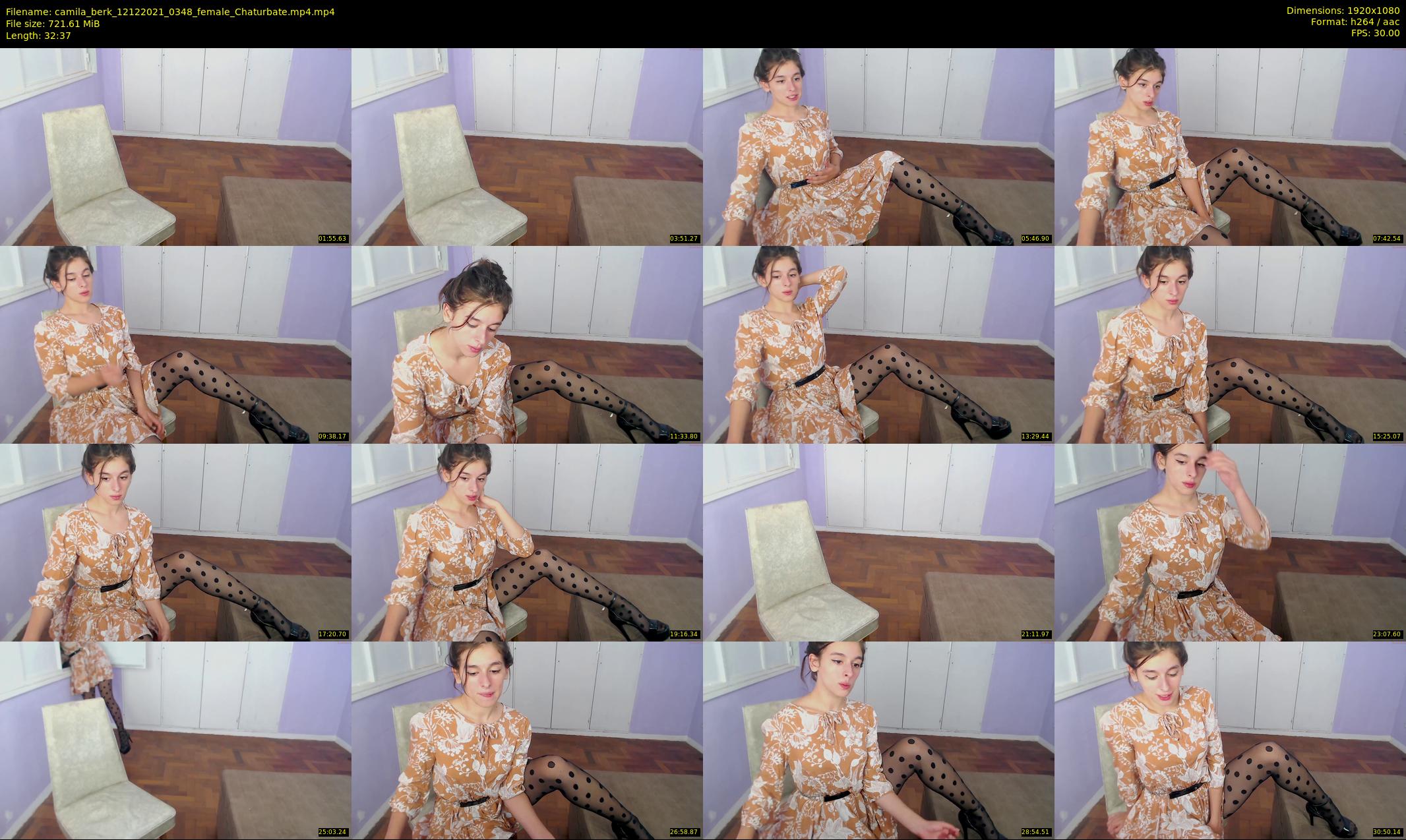 camila_berk — 33 minute Chaturbate female cam show recording, 1080p, Dec 12, 2021