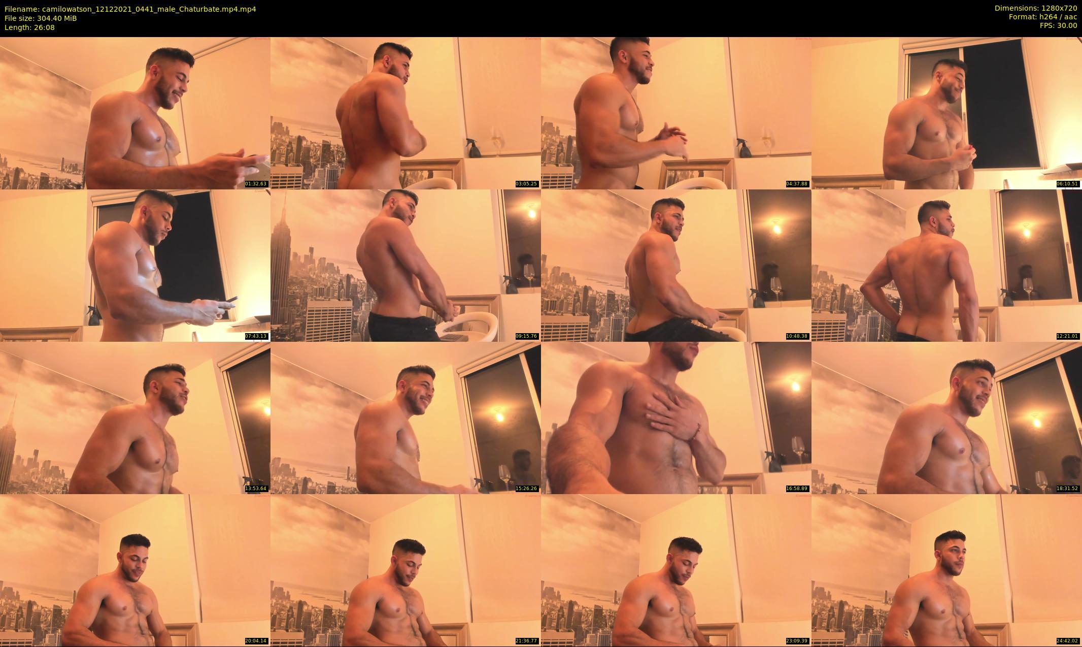 camilowatson — 27 minute Chaturbate male cam show recording, 720p, Dec 12, 2021