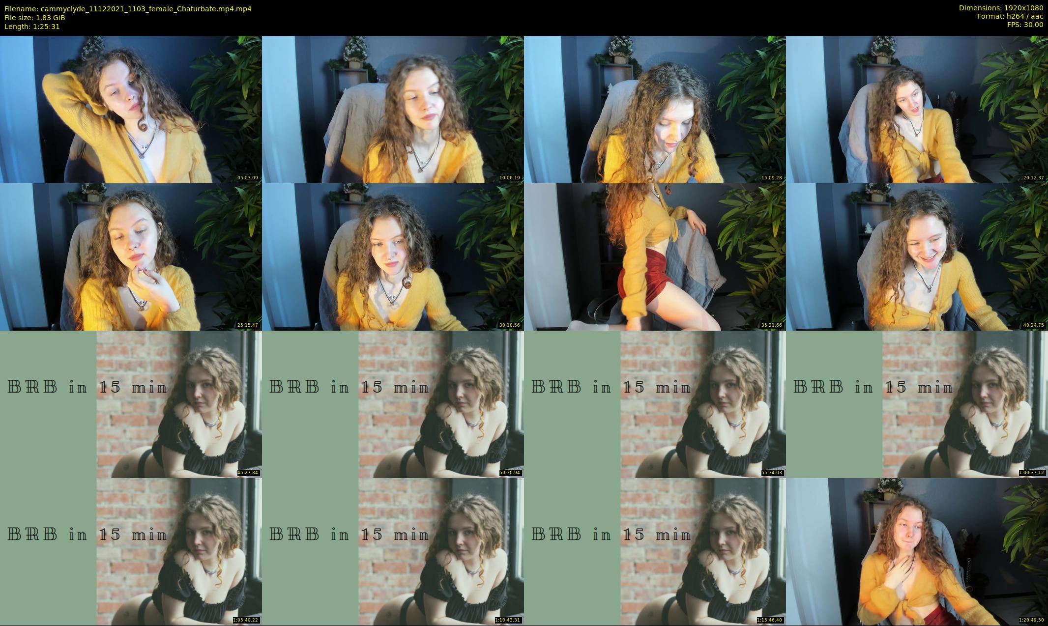 cammyclyde — 86 minute Chaturbate female cam show recording, 1080p, Dec 11, 2021