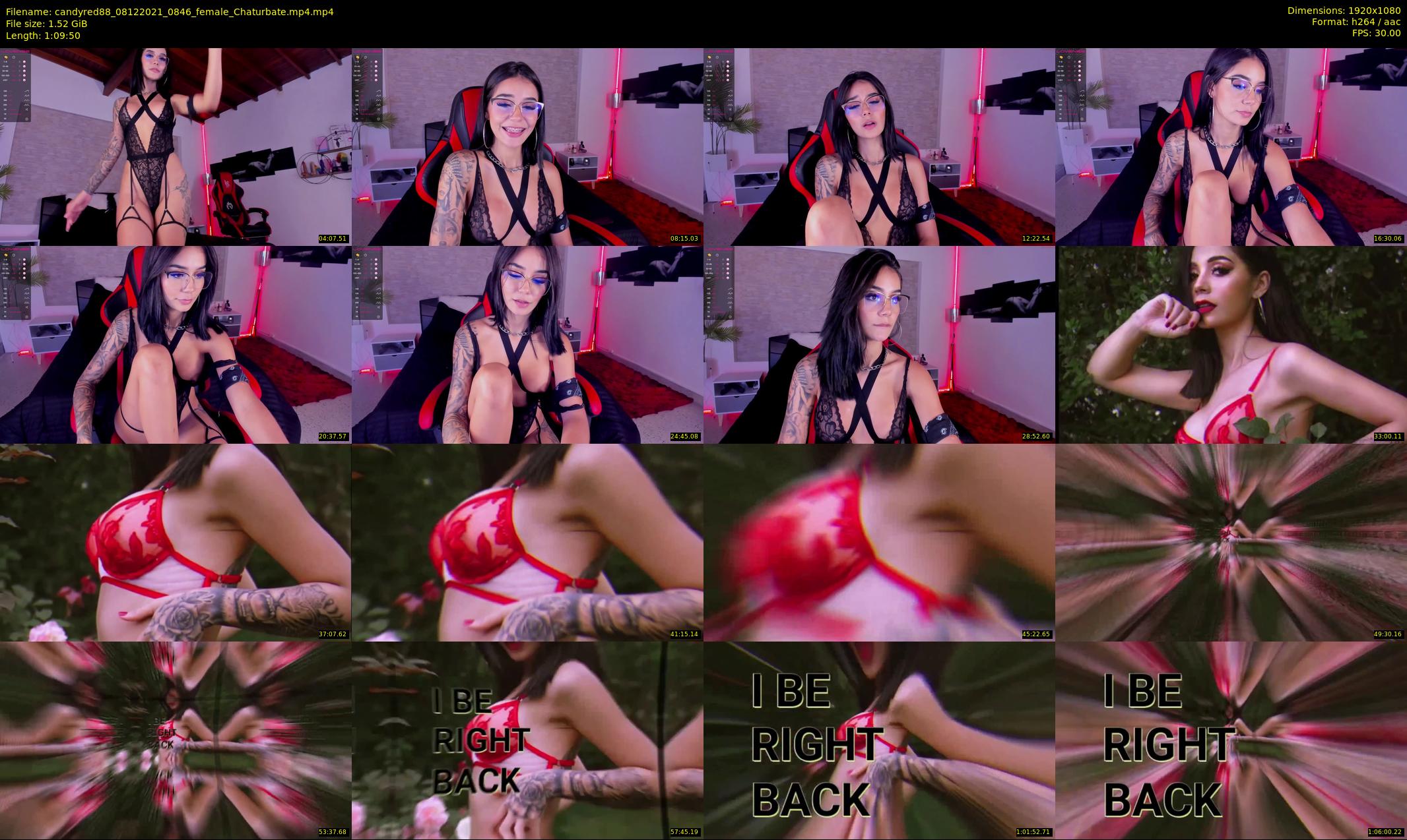 candyred88 — 70 minute Chaturbate female cam show recording, 1080p, Dec 8, 2021