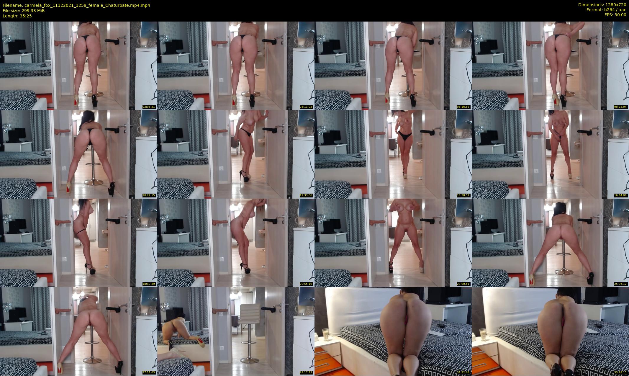 carmela_fox — 36 minute Chaturbate female cam show recording, 720p, Dec 11, 2021
