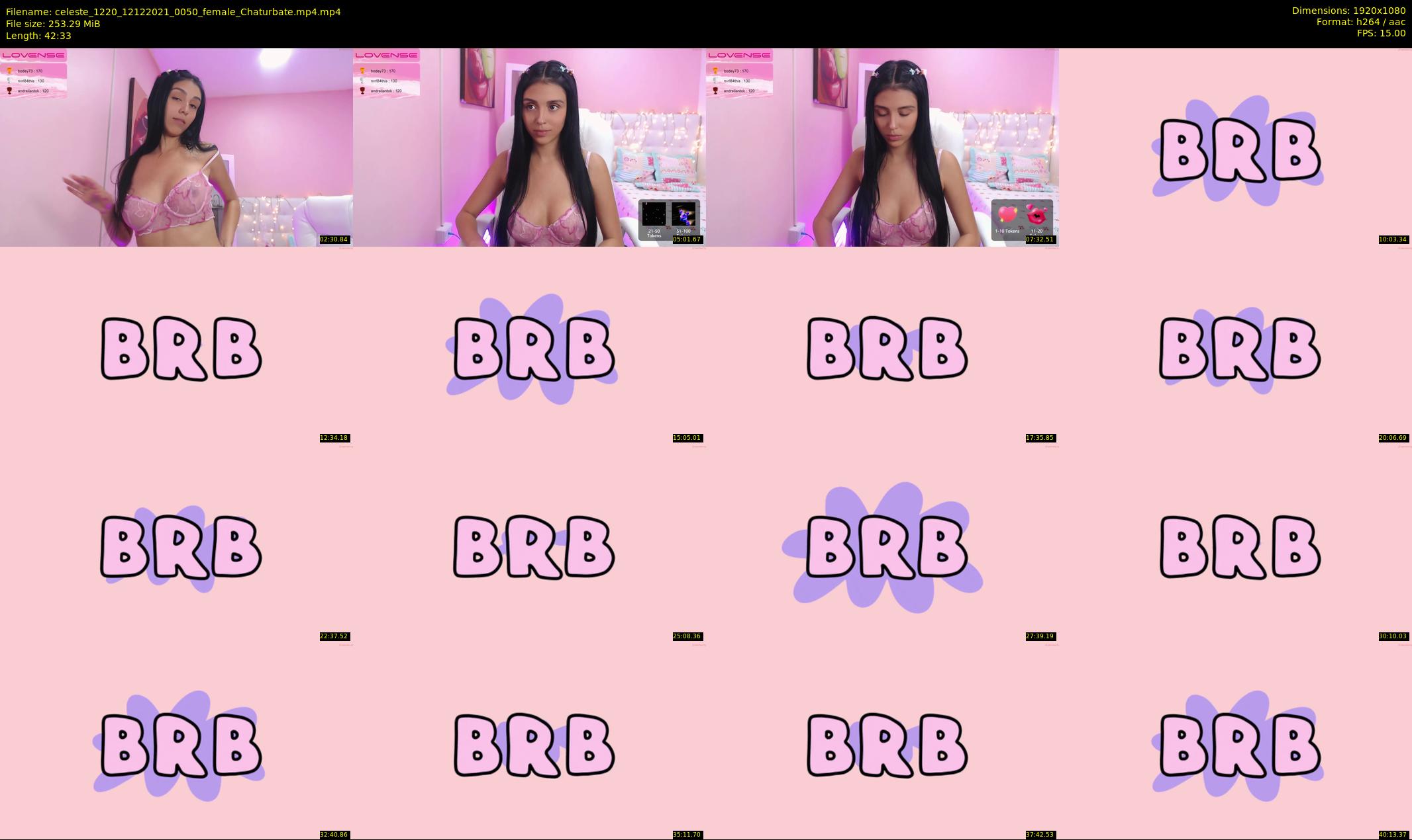 celeste_1220 — 43 minute Chaturbate female cam show recording, 1080p, Dec 12, 2021