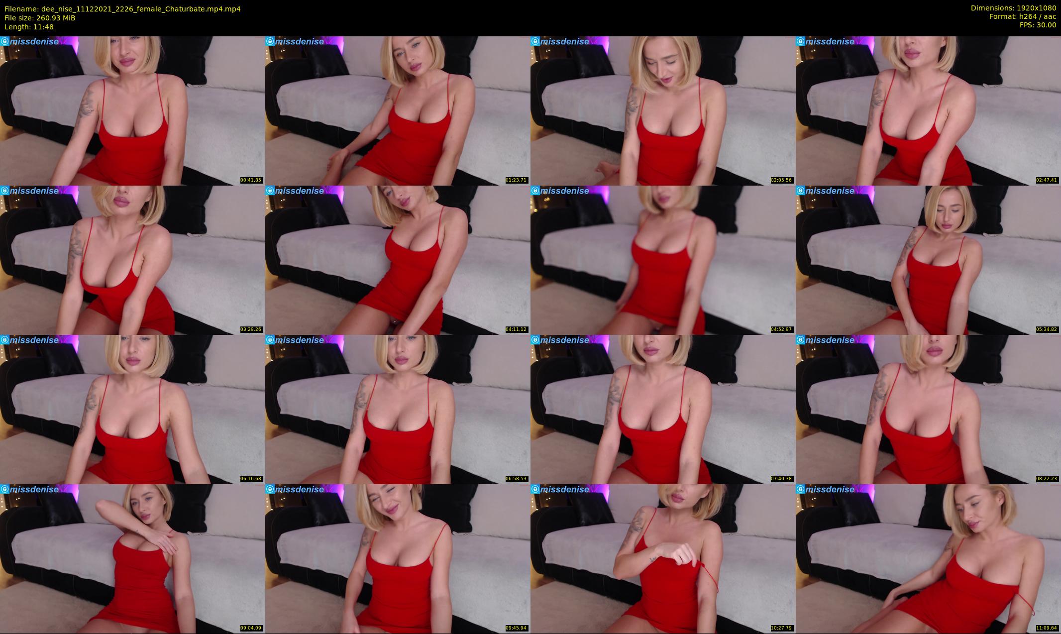 dee_nise — 12 minute Chaturbate female cam show recording, 1080p, Dec 11, 2021