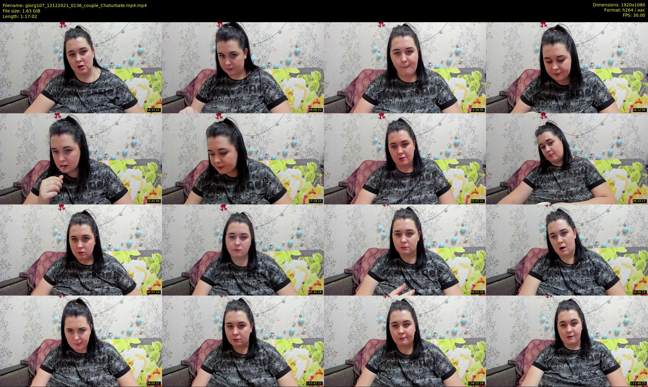 giorg107 — 78 minute Chaturbate couple cam show recording, 1080p, Dec 12, 2021
