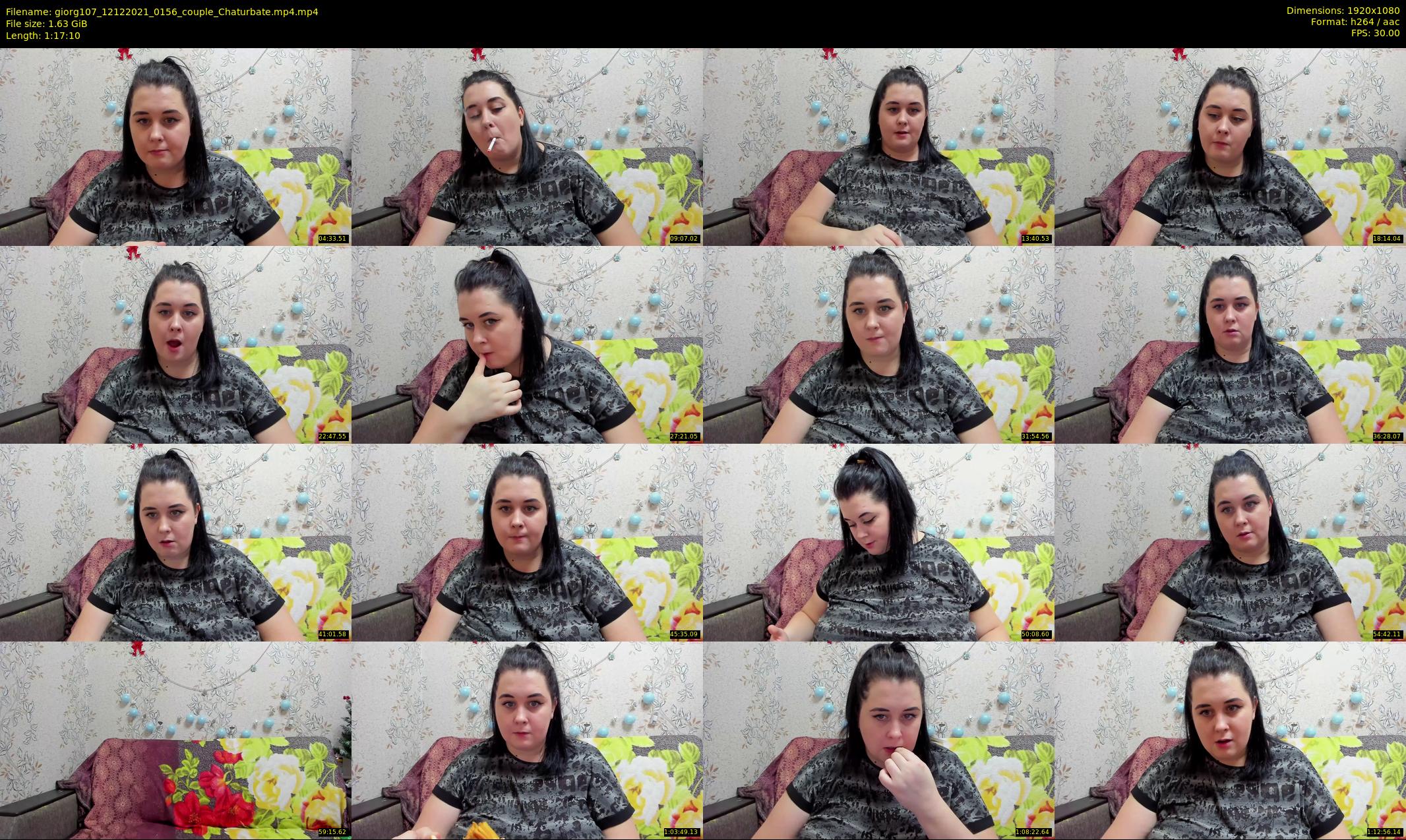 giorg107 — 78 minute Chaturbate couple cam show recording, 1080p, Dec 12, 2021