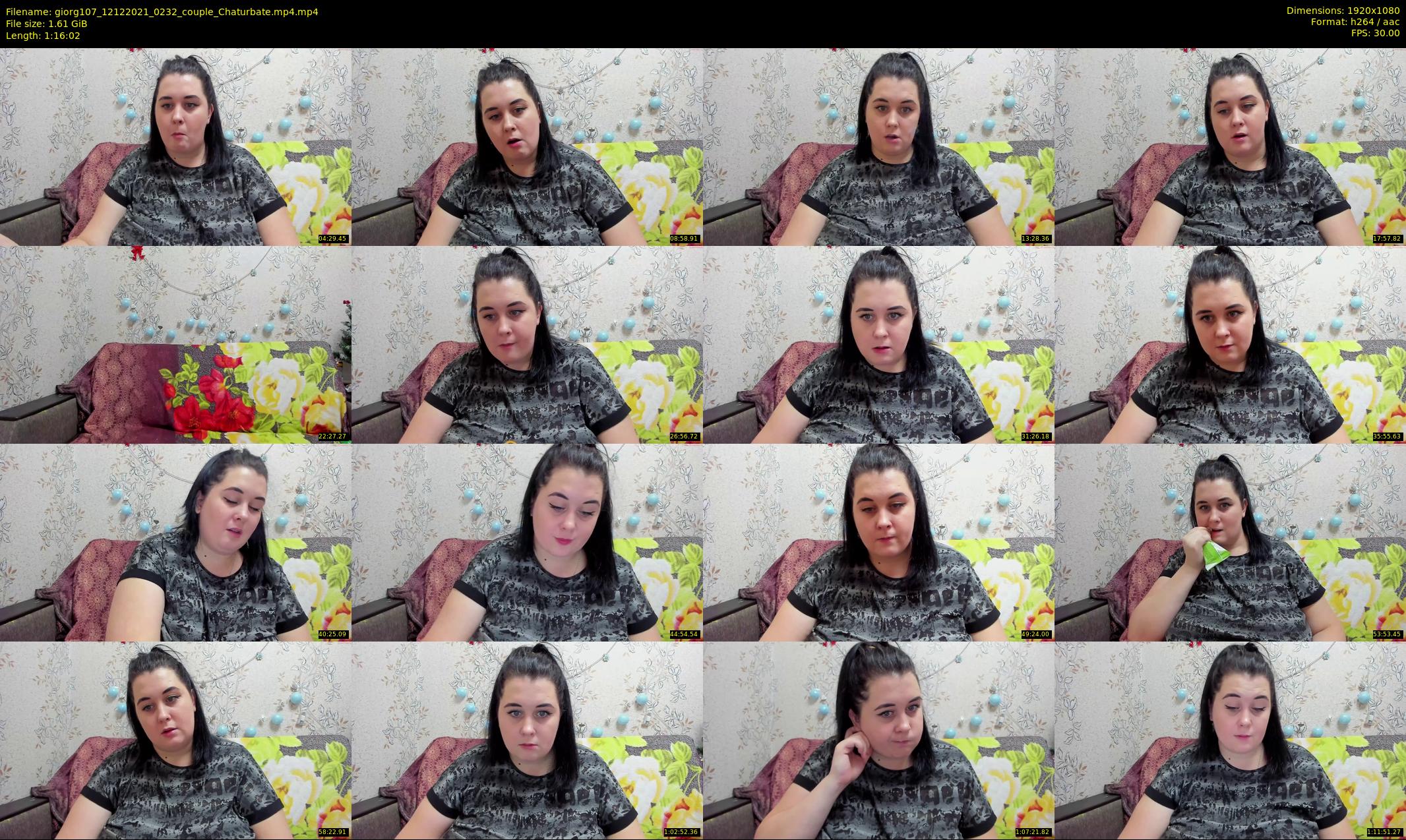 giorg107 — 77 minute Chaturbate couple cam show recording, 1080p, Dec 12, 2021