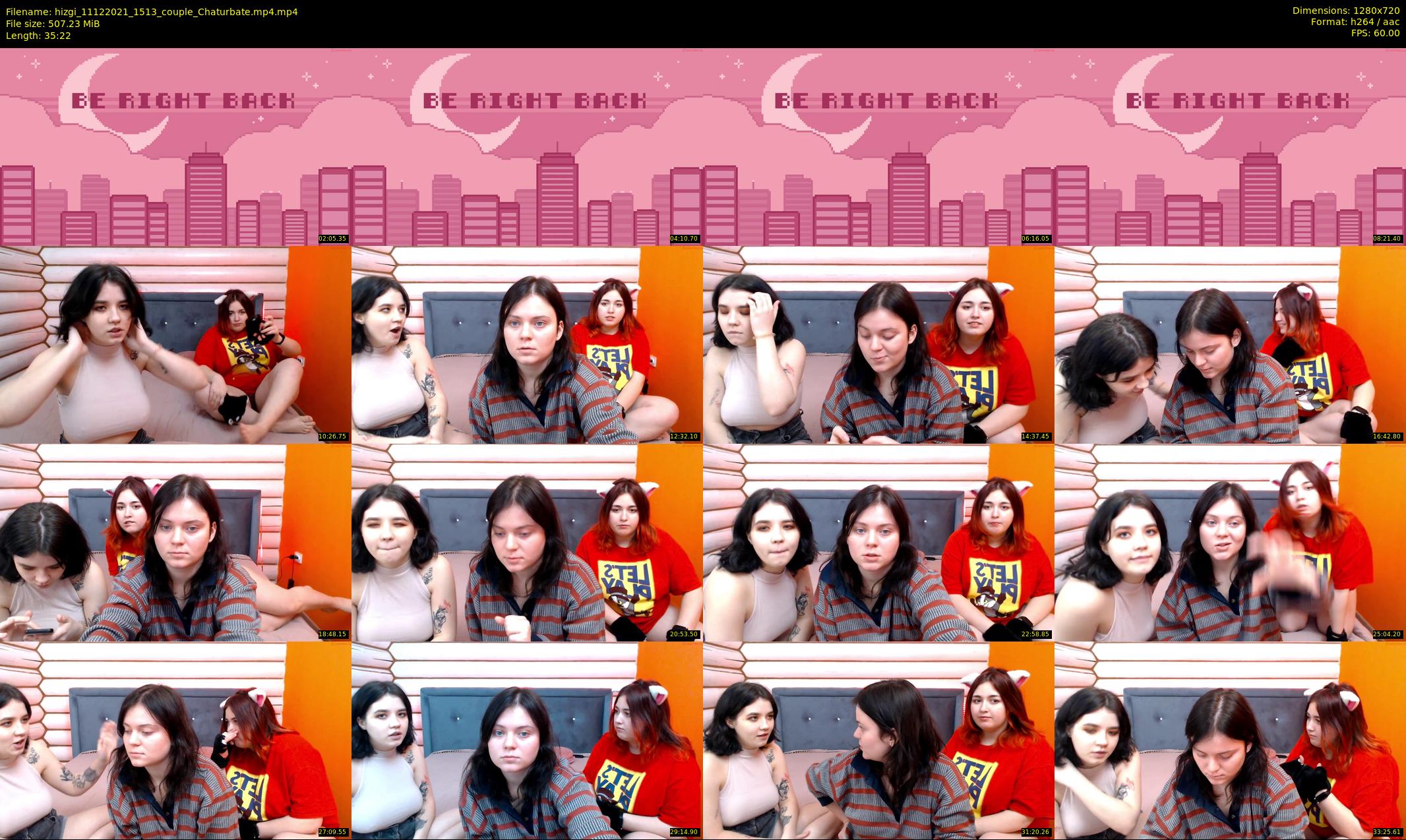 hizgi — 36 minute Chaturbate couple cam show recording, 720p, Dec 11, 2021