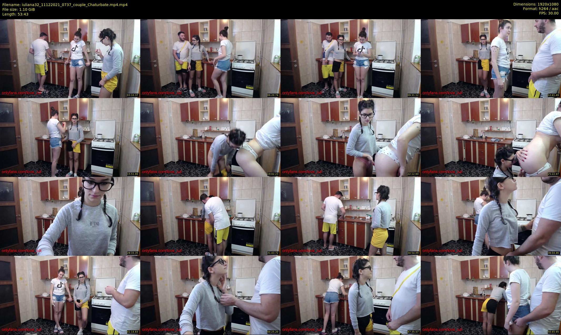 iuliana32 — 54 minute Chaturbate couple cam show recording, 1080p, Dec 11, 2021