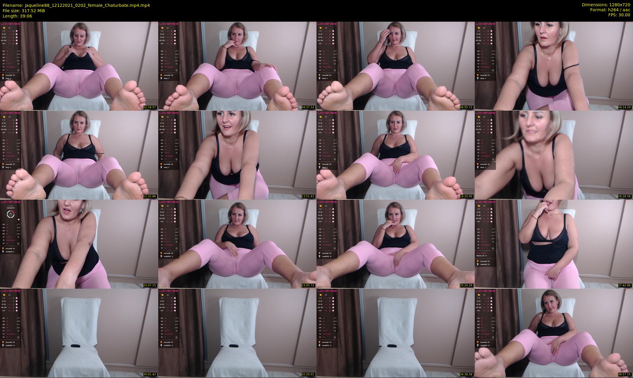 jaqueline88 — 40 minute Chaturbate female cam show recording, 720p, Dec 12, 2021
