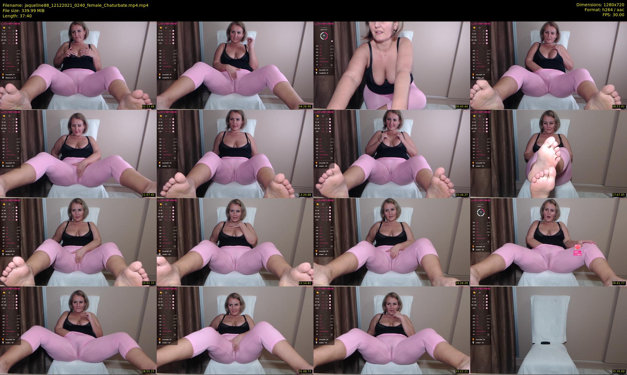 jaqueline88 — 38 minute Chaturbate female cam show recording, 720p, Dec 12, 2021