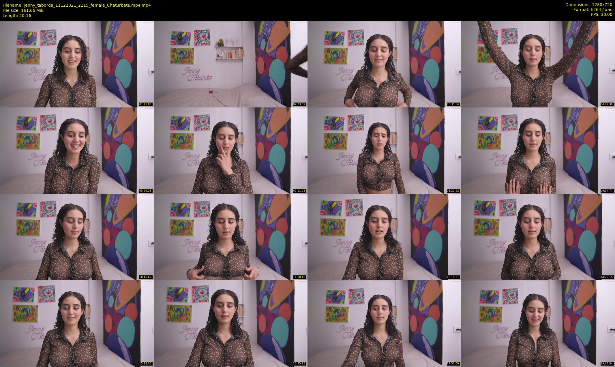 jenny_taborda — 21 minute Chaturbate female cam show recording, 720p, Dec 11, 2021