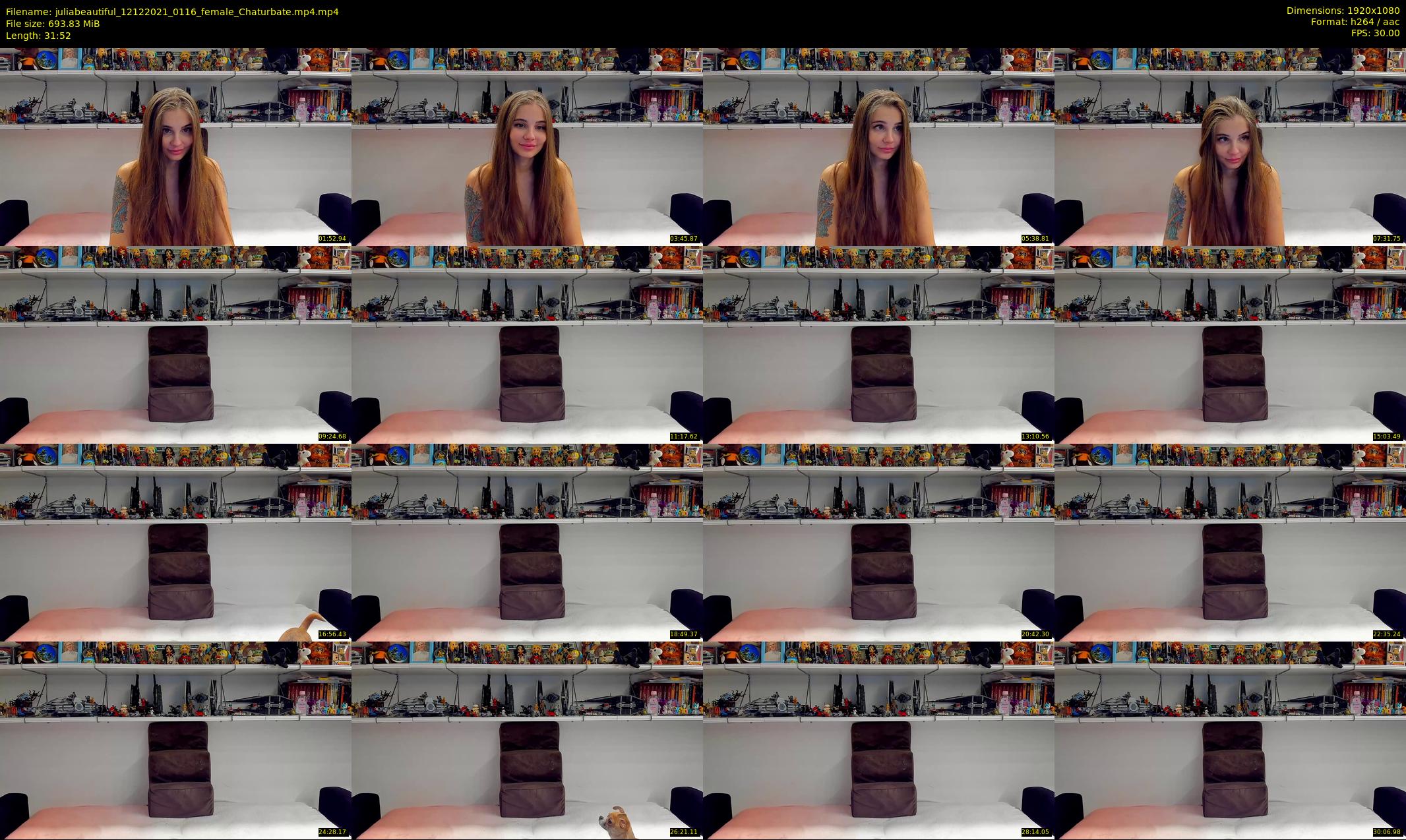 juliabeautiful — 32 minute Chaturbate female cam show recording, 1080p, Dec 12, 2021