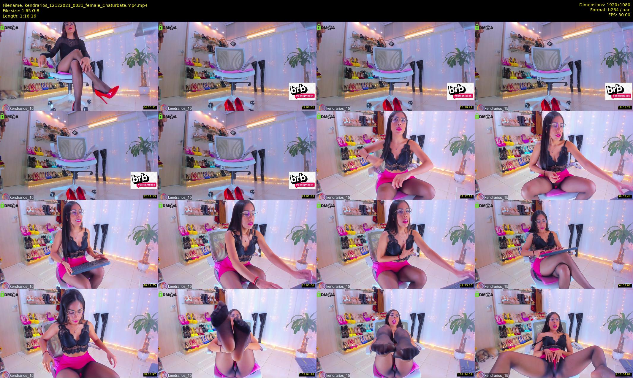 kendrarios — 77 minute Chaturbate female cam show recording, 1080p, Dec 12, 2021