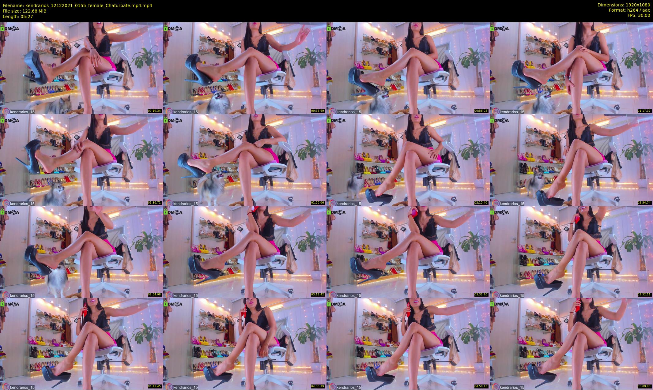 kendrarios — 6 minute Chaturbate female cam show recording, 1080p, Dec 12, 2021