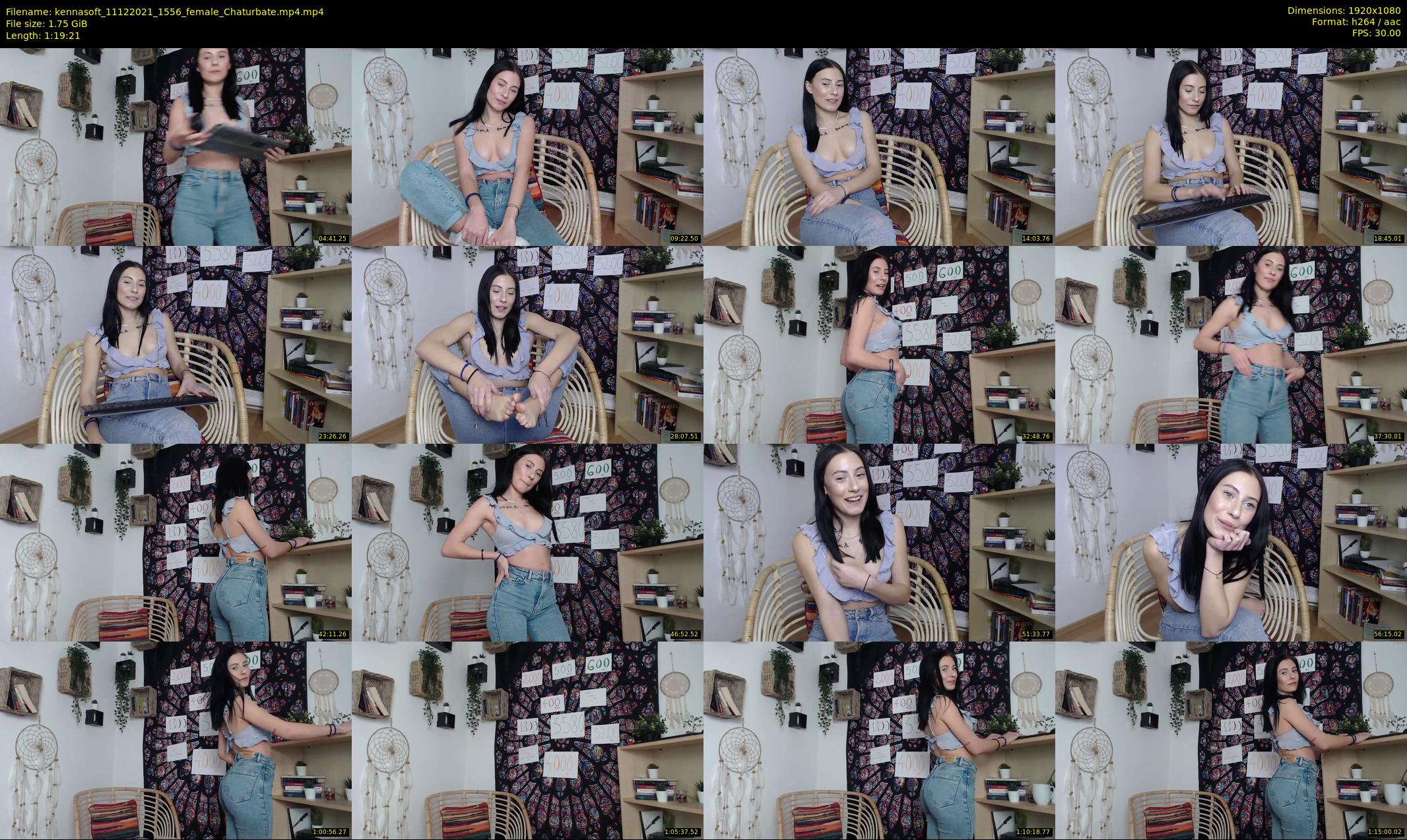 kennasoft — 80 minute Chaturbate female cam show recording, 1080p, Dec 11, 2021
