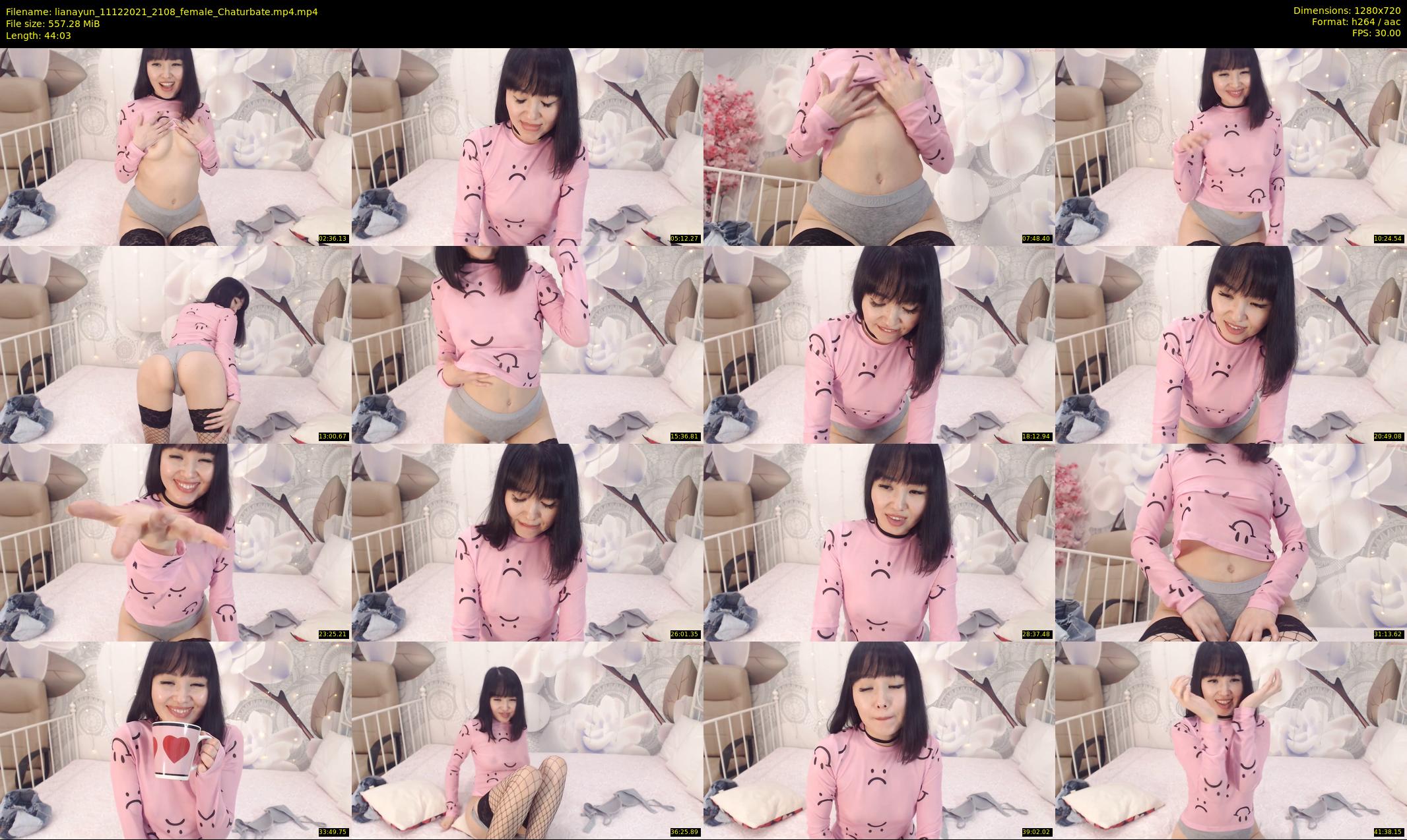lianayun — 45 minute Chaturbate female cam show recording, 720p, Dec 11, 2021