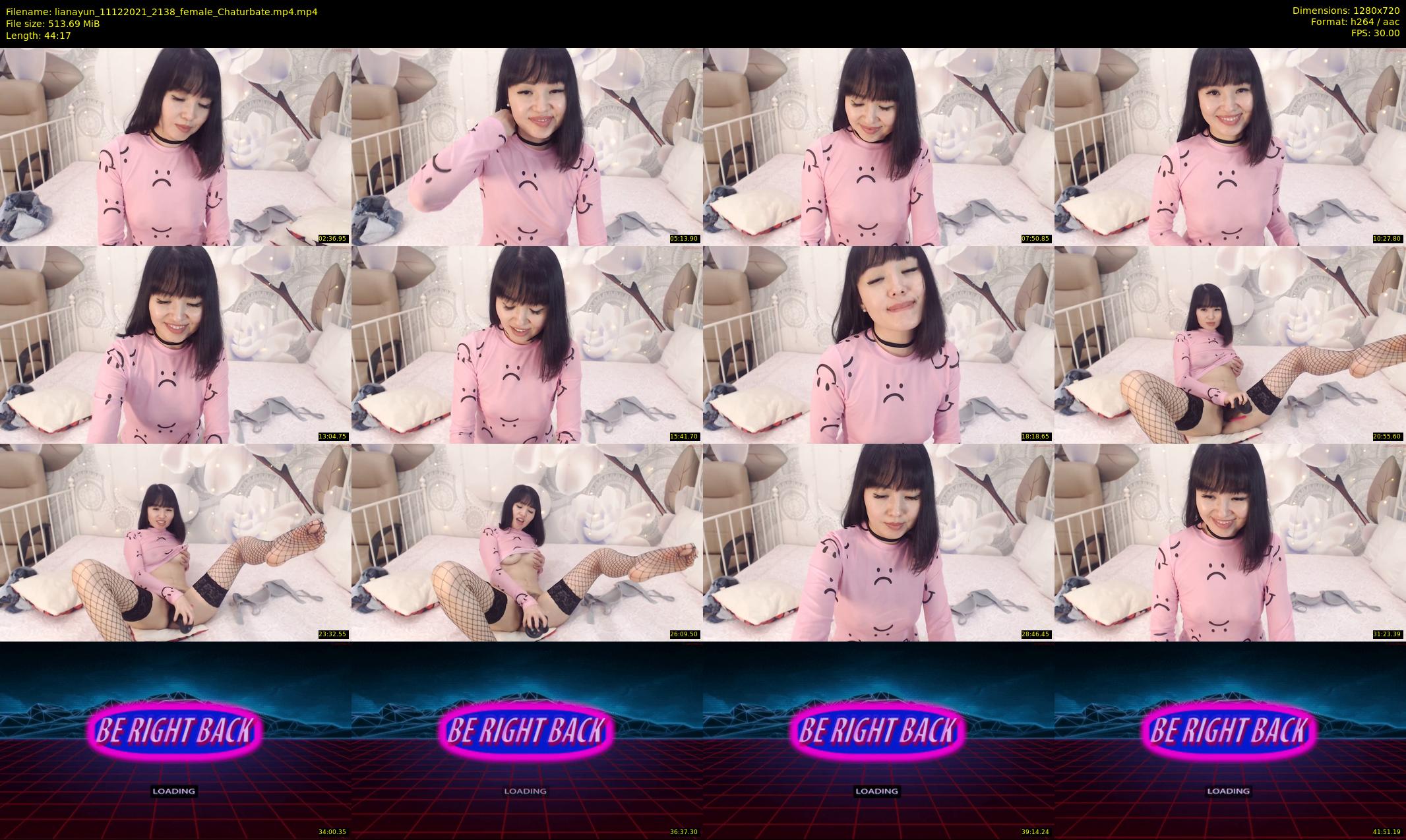 lianayun — 45 minute Chaturbate female cam show recording, 720p, Dec 11, 2021