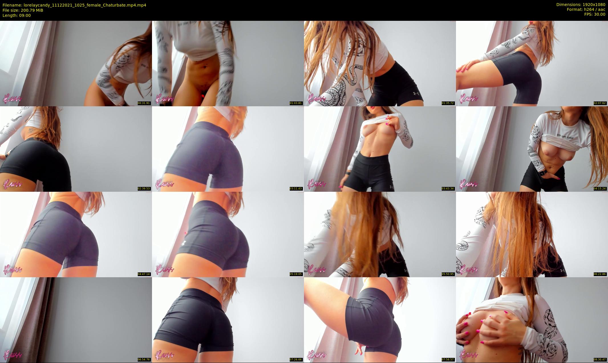lorelaycandy — 9 minute Chaturbate female cam show recording, 1080p, Dec 11, 2021
