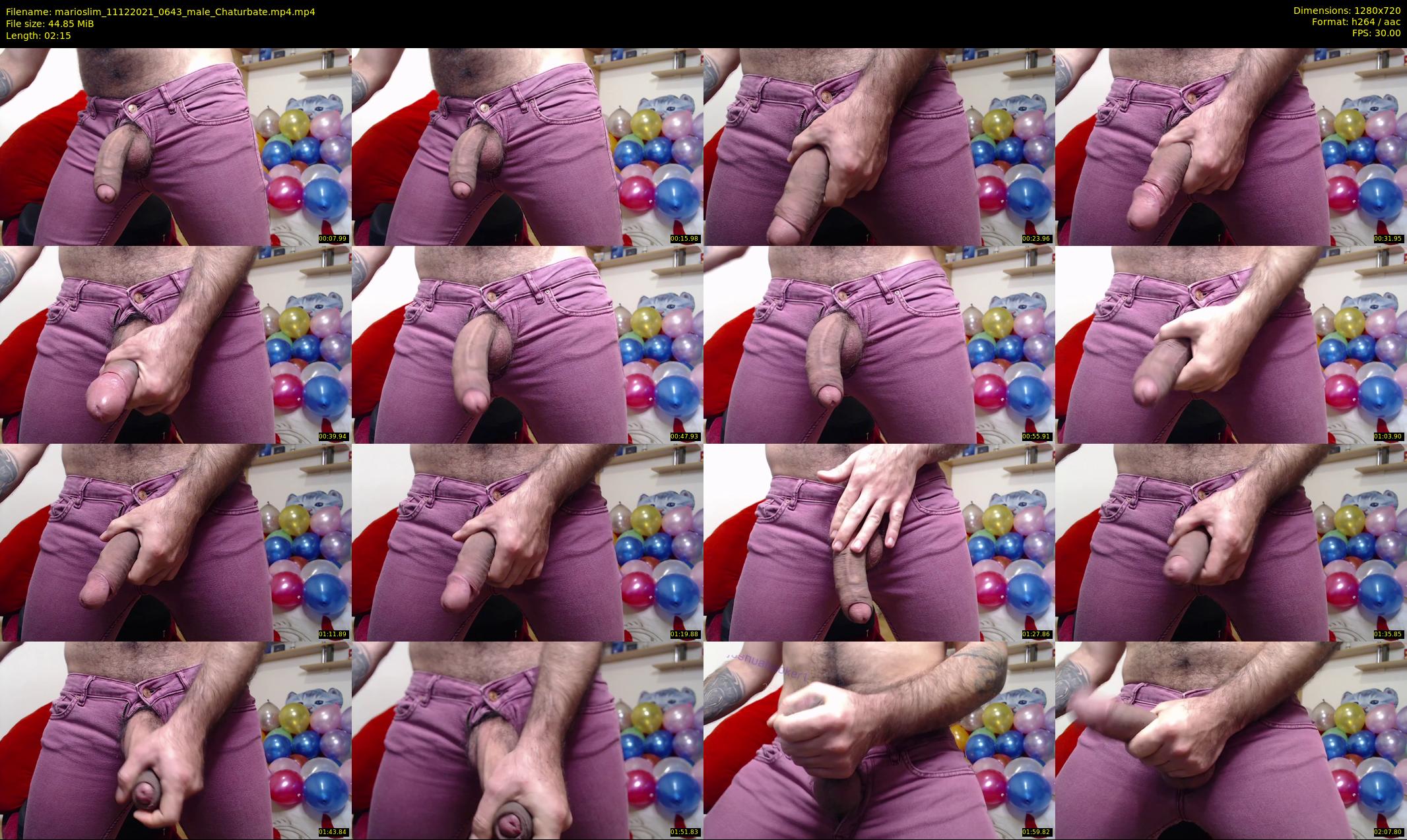 marioslim — 3 minute Chaturbate male cam show recording, 720p, Dec 11, 2021