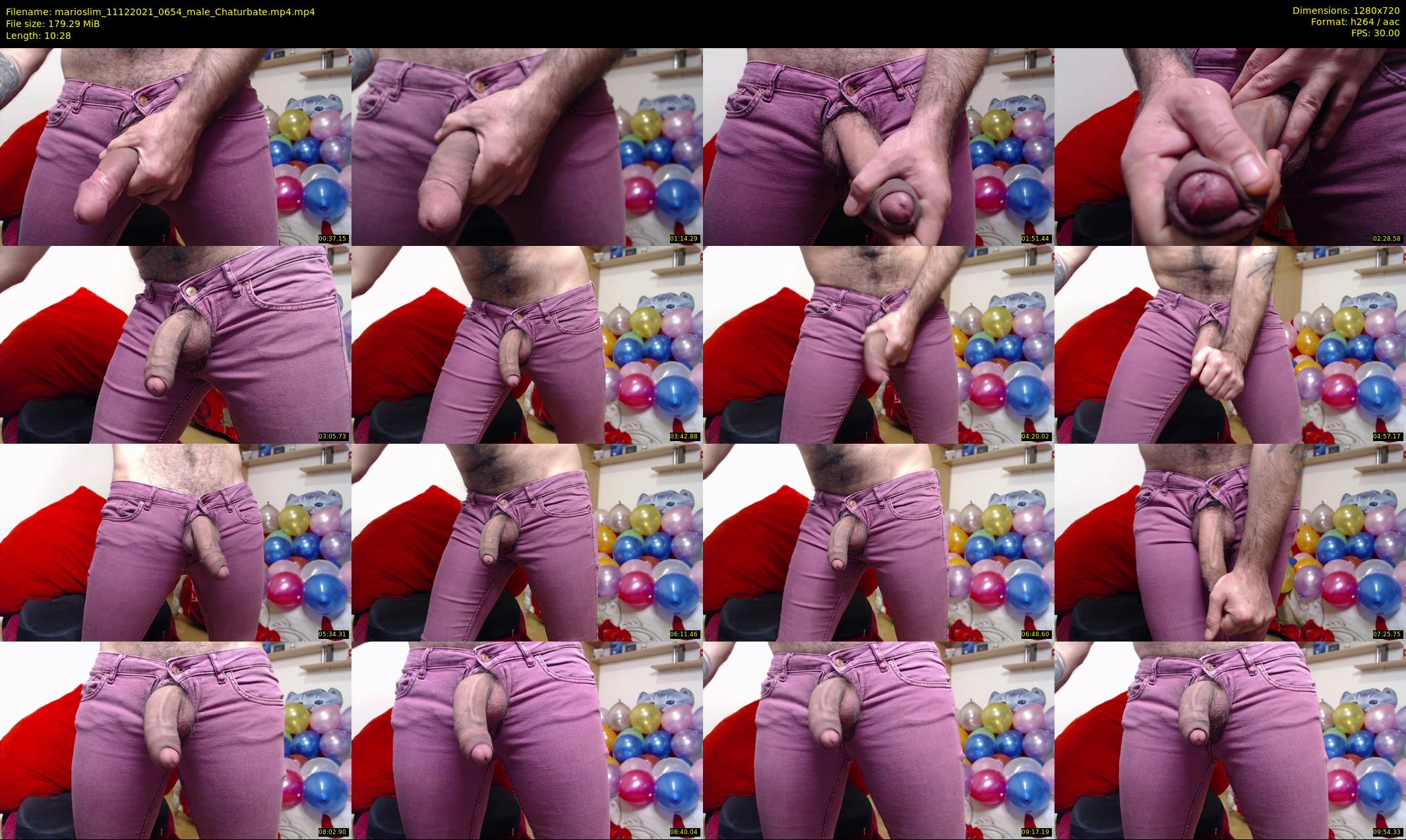 marioslim — 11 minute Chaturbate male cam show recording, 720p, Dec 11, 2021