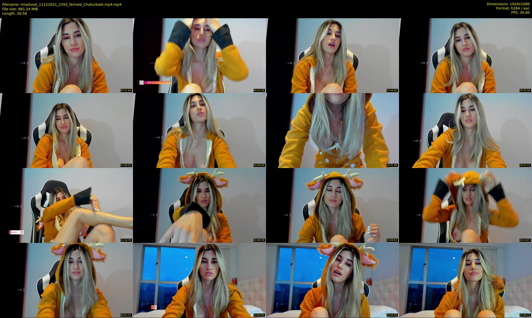 miaduval — 40 minute Chaturbate female cam show recording, 1080p, Dec 11, 2021