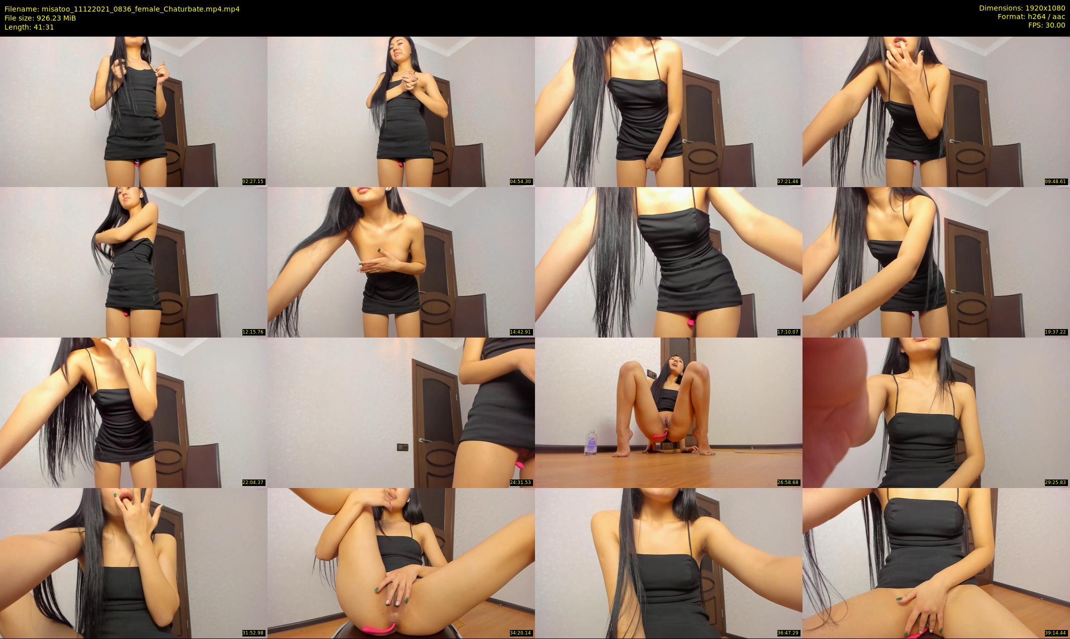 misatoo — 42 minute Chaturbate female cam show recording, 1080p, Dec 11, 2021