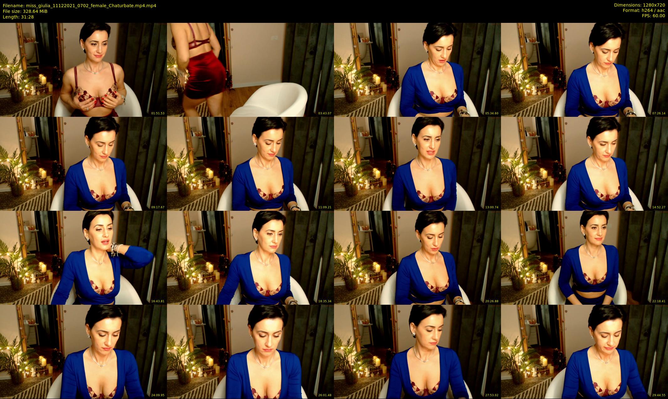 miss_giulia — 32 minute Chaturbate female cam show recording, 720p, Dec 11, 2021
