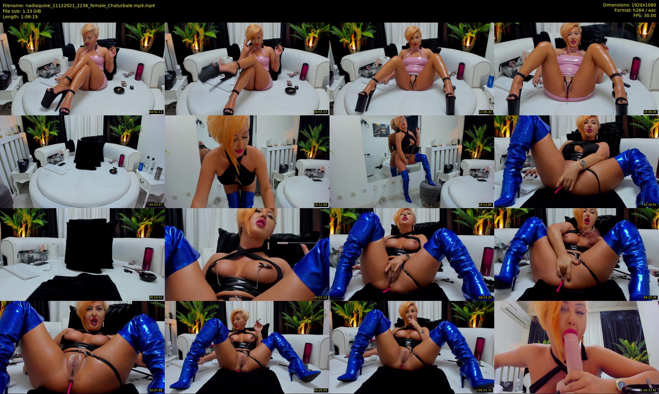 nadiaquine — 69 minute Chaturbate female cam show recording, 1080p, Dec 11, 2021