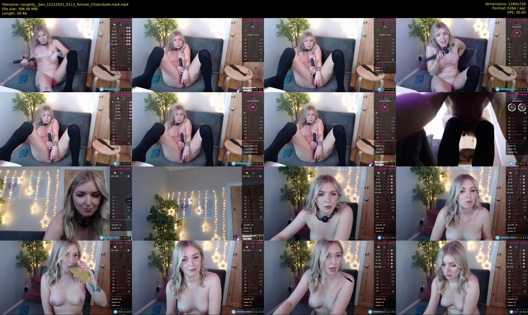 naughty__bex — 40 minute Chaturbate female cam show recording, 720p, Dec 12, 2021