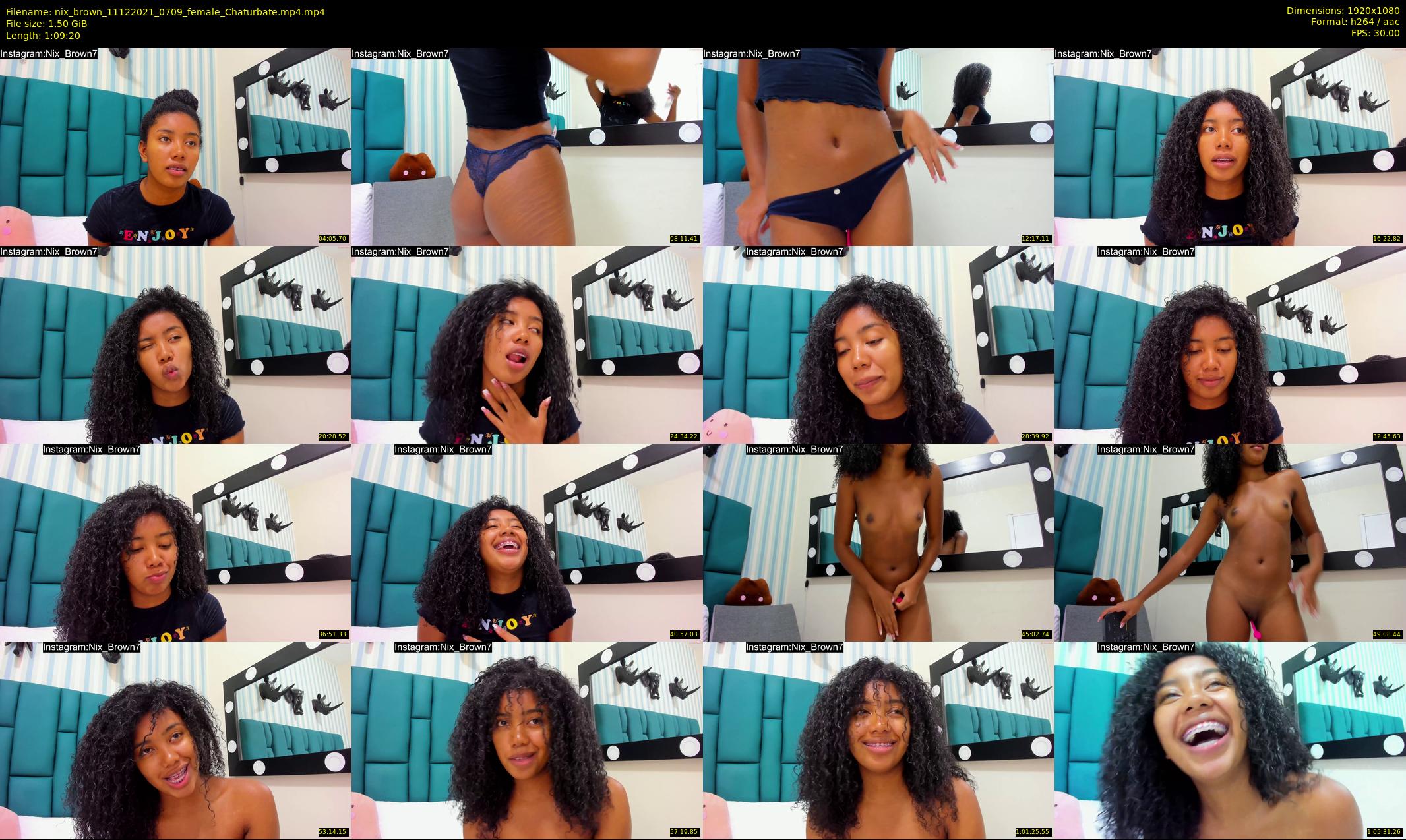 nix_brown — 70 minute Chaturbate female cam show recording, 1080p, Dec 11, 2021