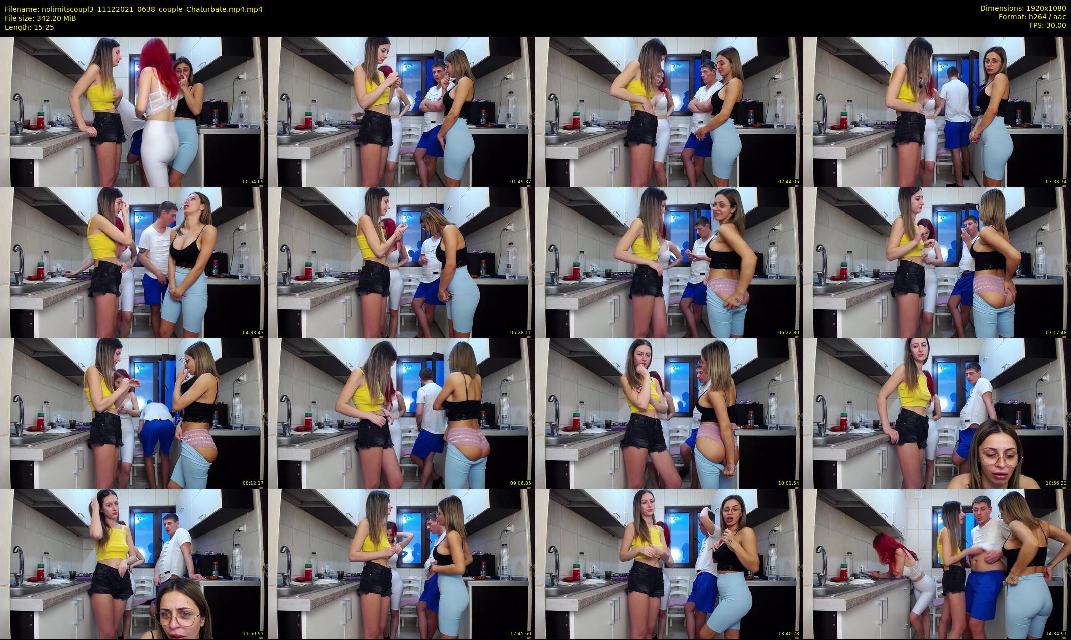 nolimitscoupl3 — 16 minute Chaturbate couple cam show recording, 1080p, Dec 11, 2021