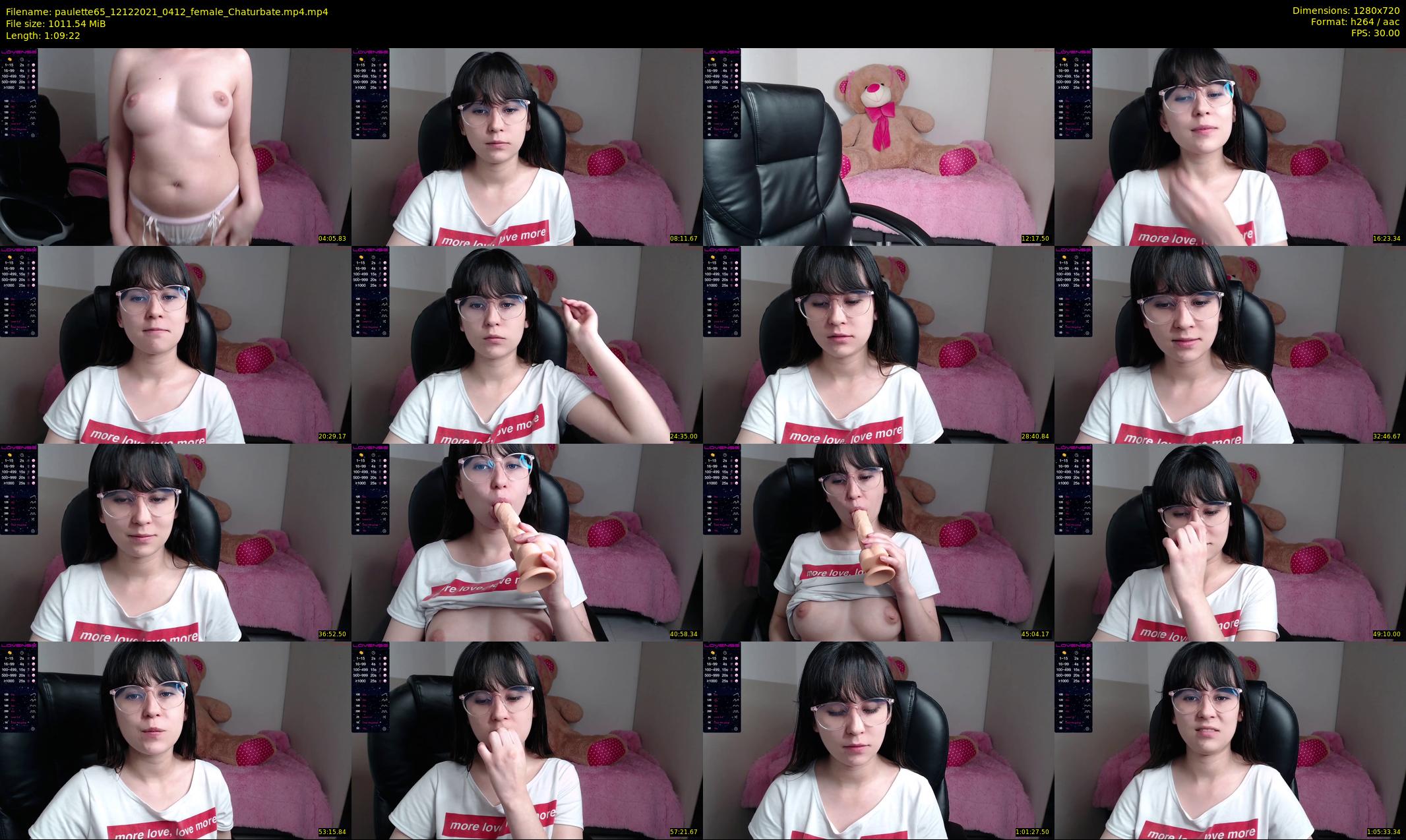 paulette65 — 70 minute Chaturbate female cam show recording, 720p, Dec 12, 2021