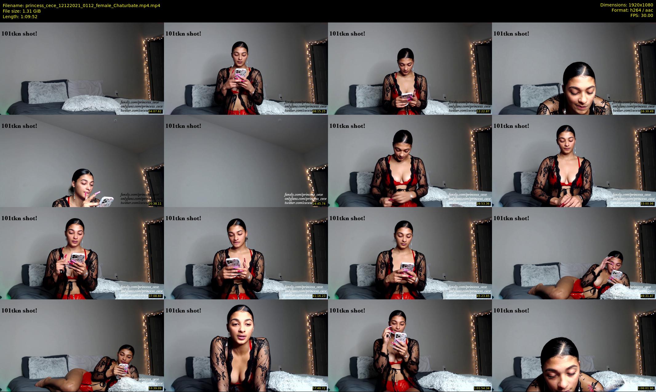 princess_cece — 70 minute Chaturbate female cam show recording, 1080p, Dec 12, 2021