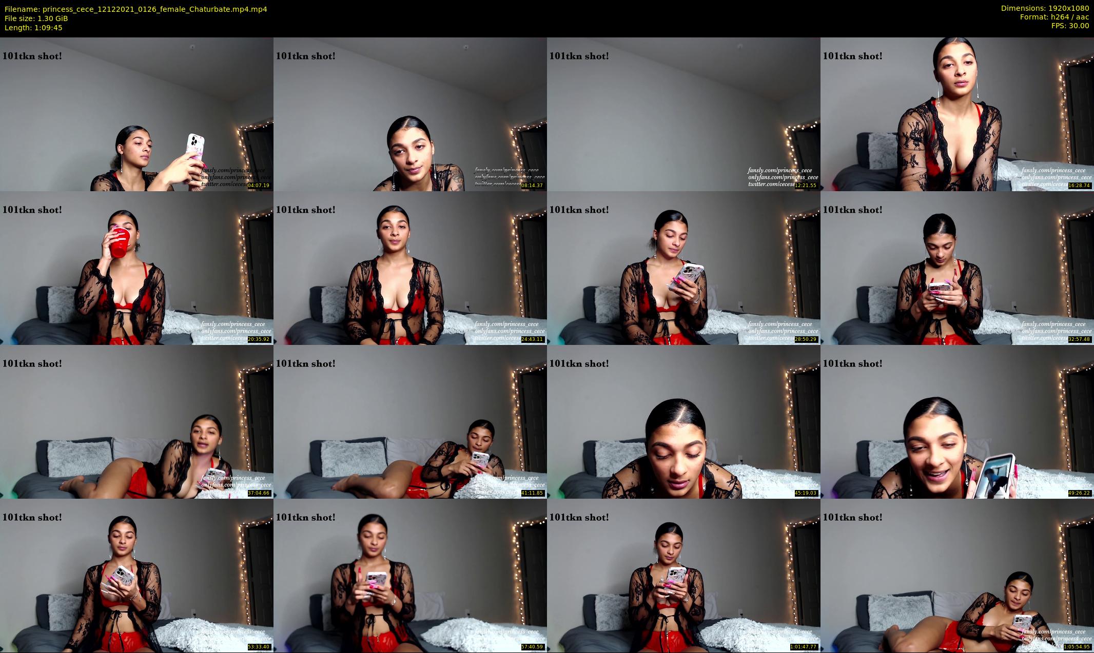 princess_cece — 70 minute Chaturbate female cam show recording, 1080p, Dec 12, 2021