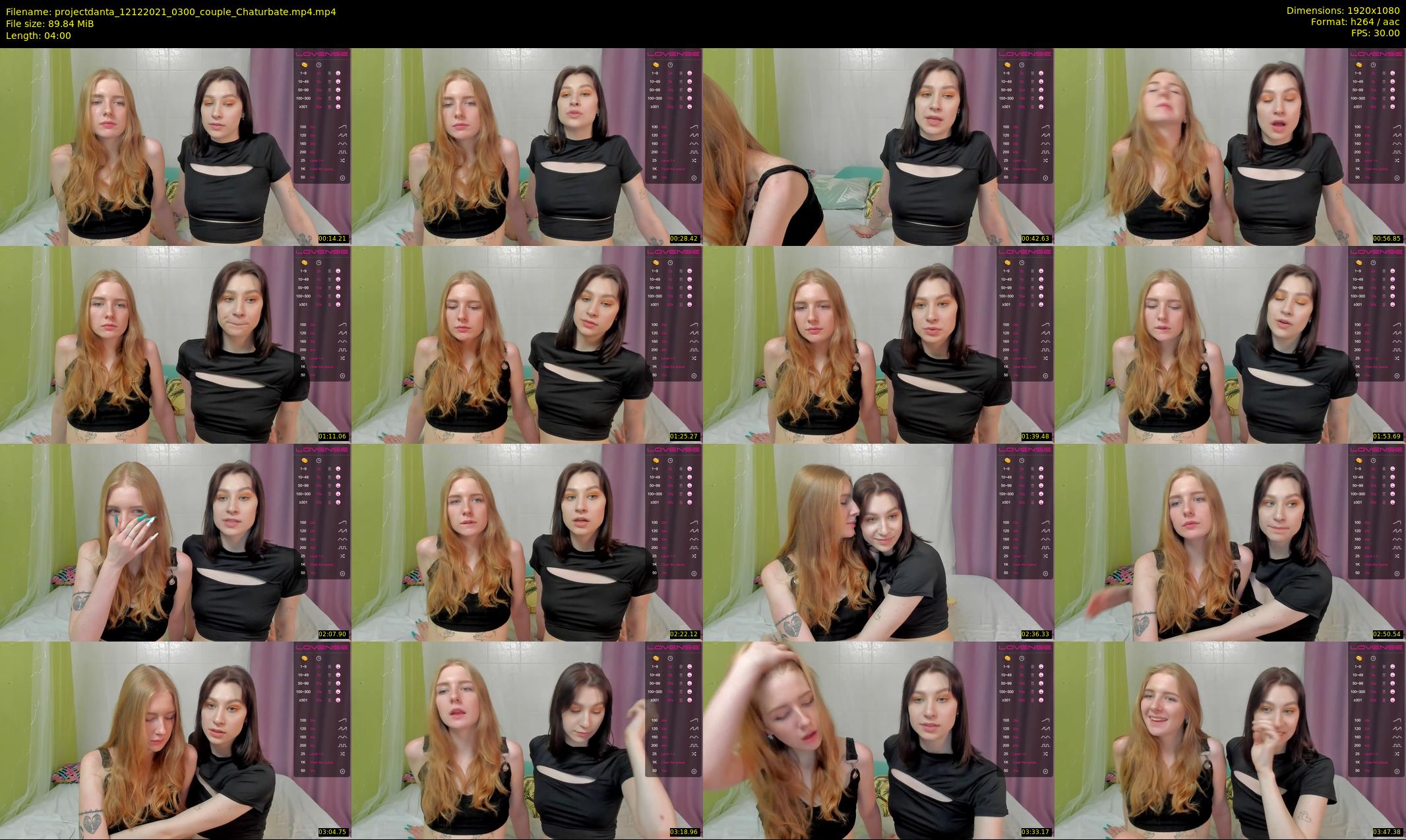 projectdanta — 4 minute Chaturbate female cam show recording, 1080p, Dec 12, 2021
