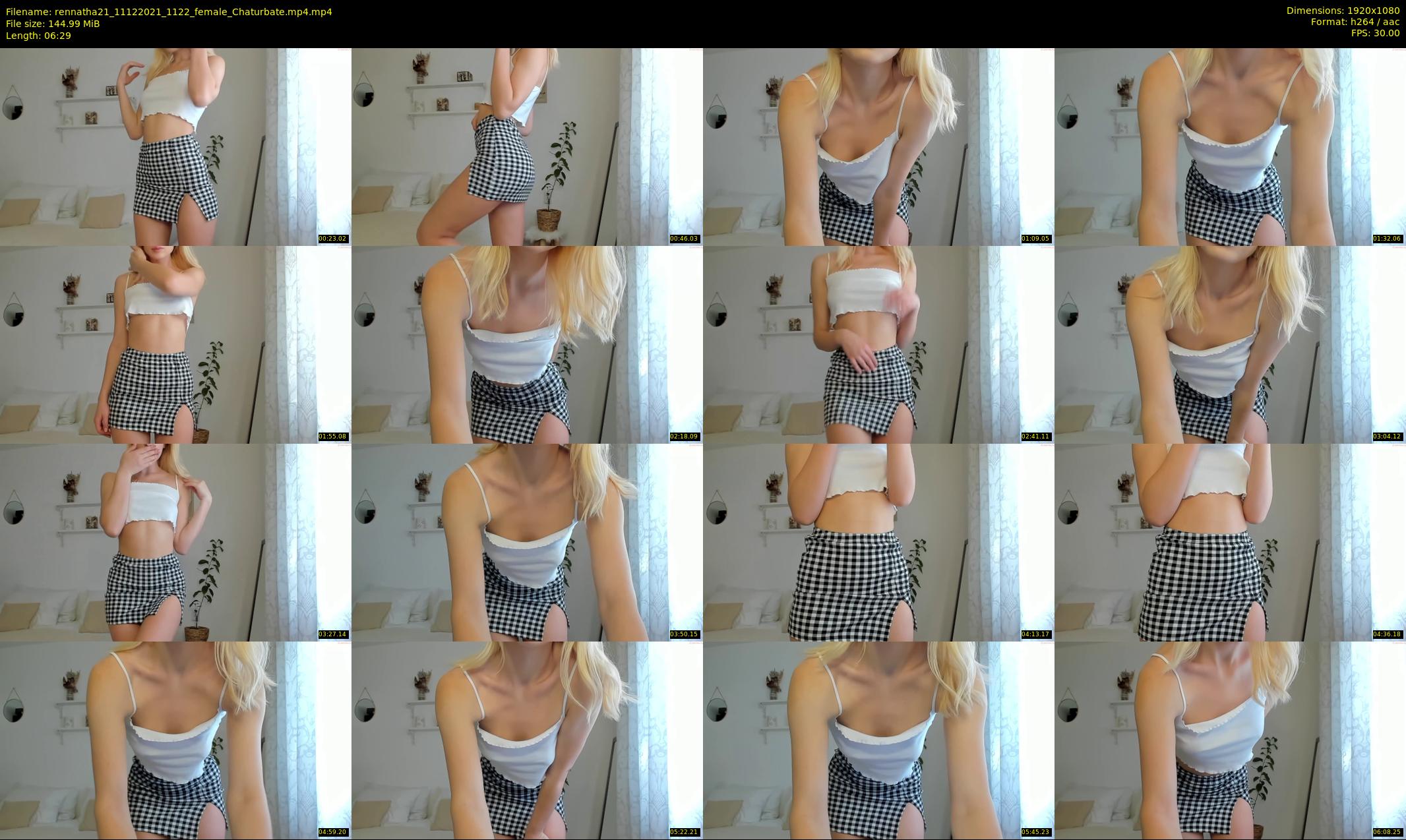 rennatha21 — 7 minute Chaturbate female cam show recording, 1080p, Dec 11, 2021