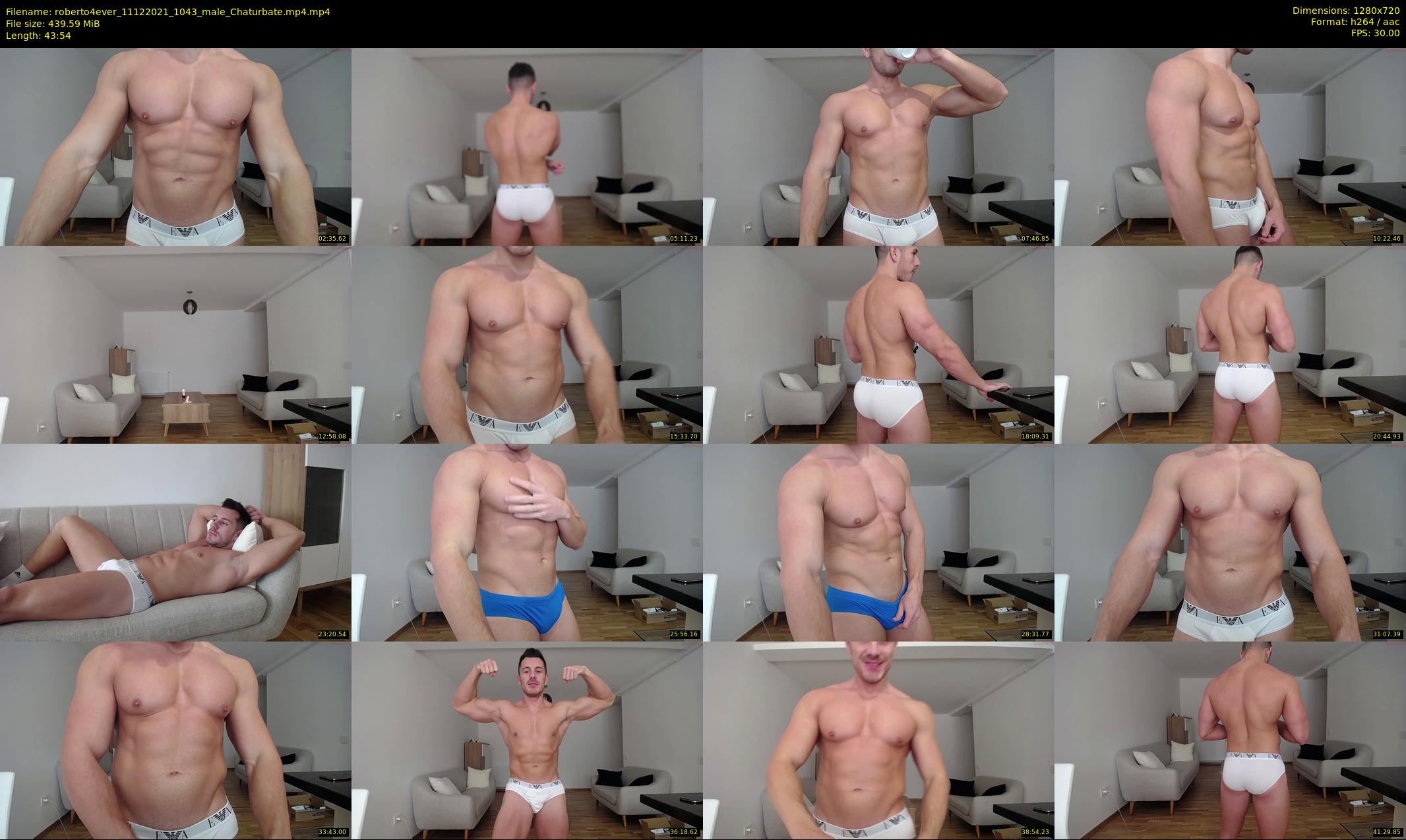roberto4ever — 44 minute Chaturbate male cam show recording, 720p, Dec 11, 2021