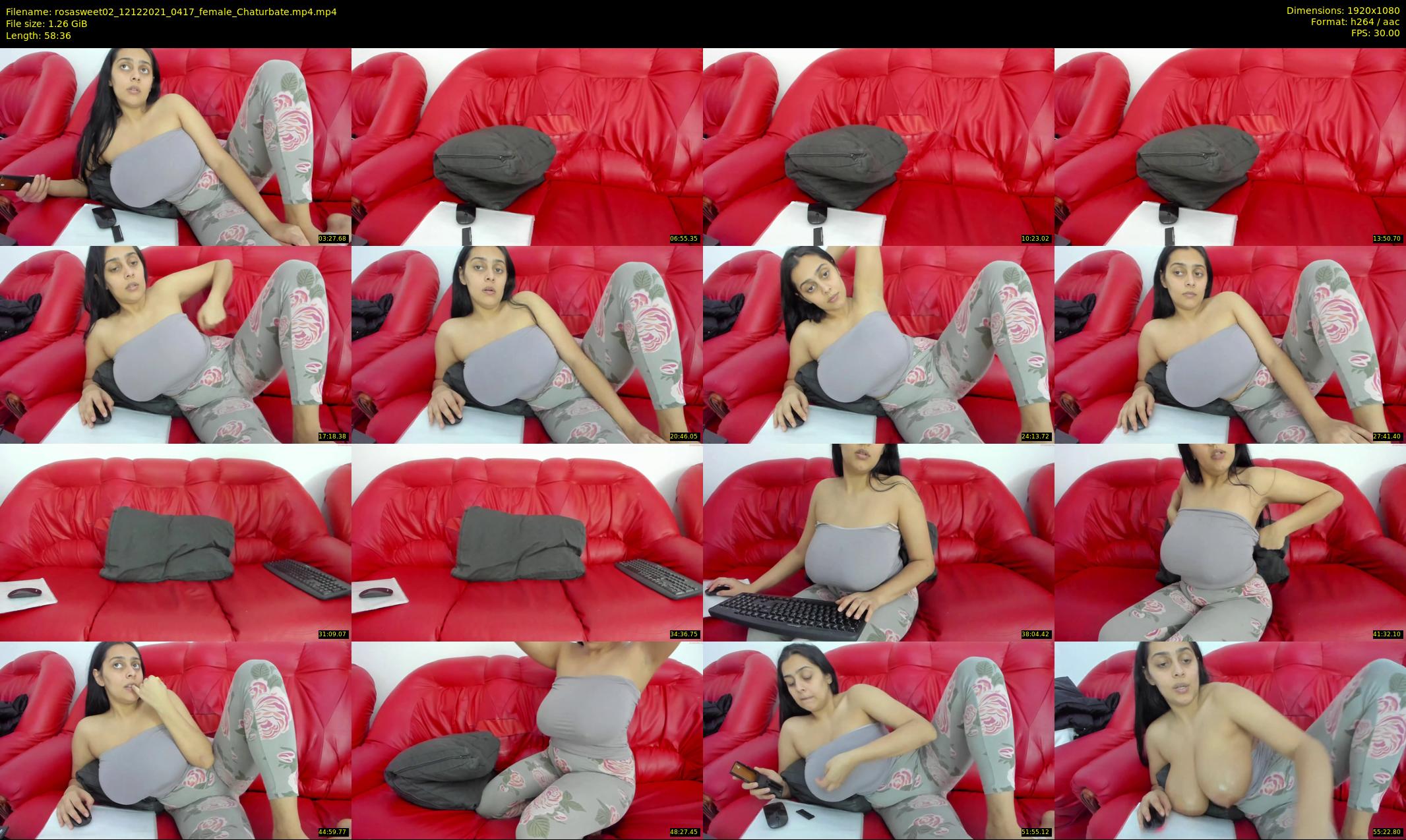 rosasweet02 — 59 minute Chaturbate female cam show recording, 1080p, Dec 12, 2021