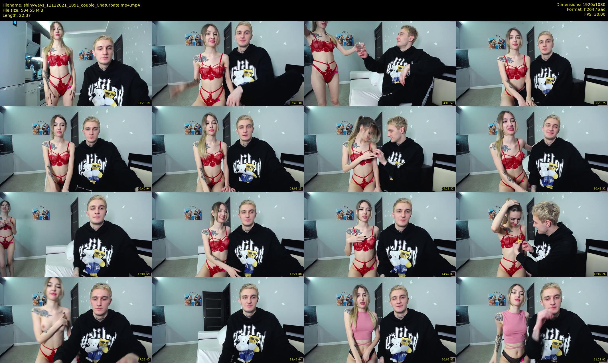 shinyways — 23 minute Chaturbate couple cam show recording, 1080p, Dec 11, 2021