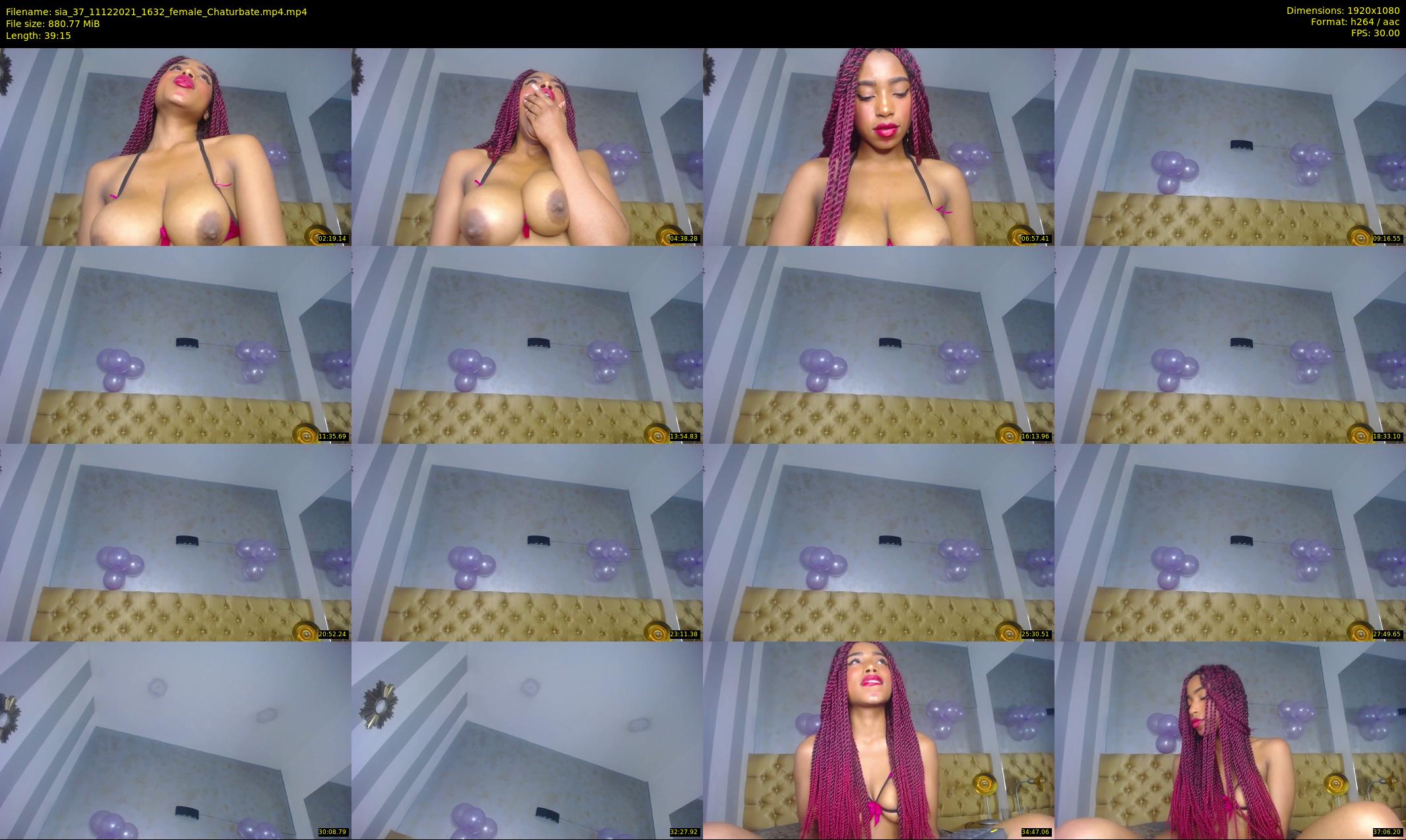 sia_37 — 40 minute Chaturbate female cam show recording, 1080p, Dec 11, 2021